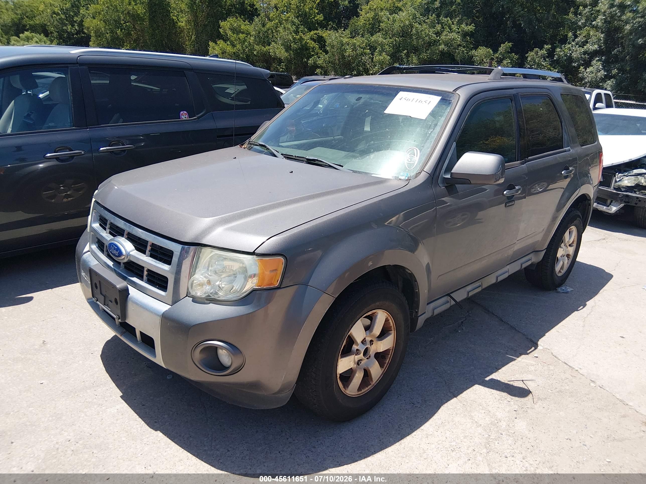 2011 Ford Escape Limited Серый vin: 1FMCU0EG6BKC18874
