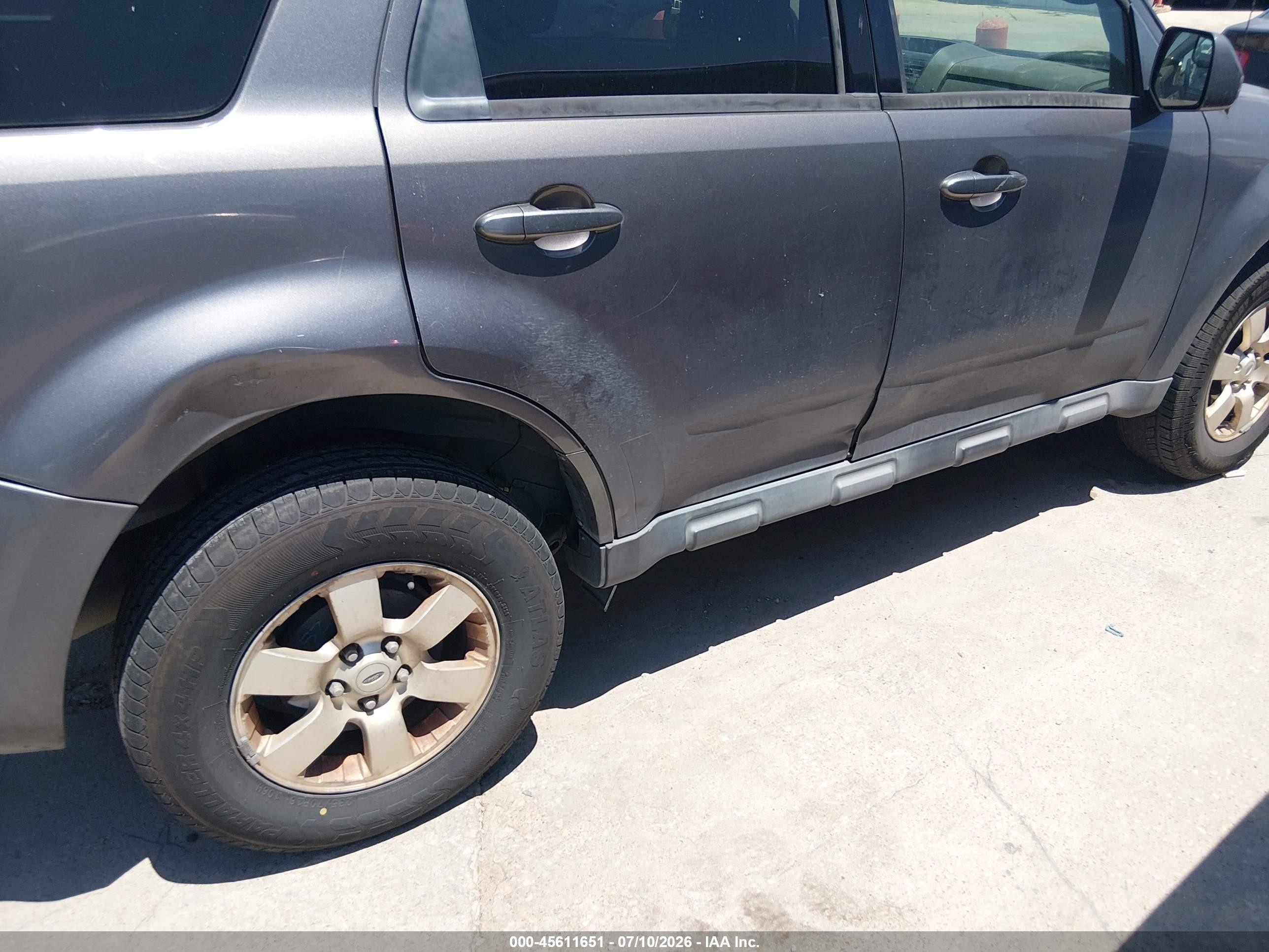 2011 Ford Escape Limited Серый vin: 1FMCU0EG6BKC18874