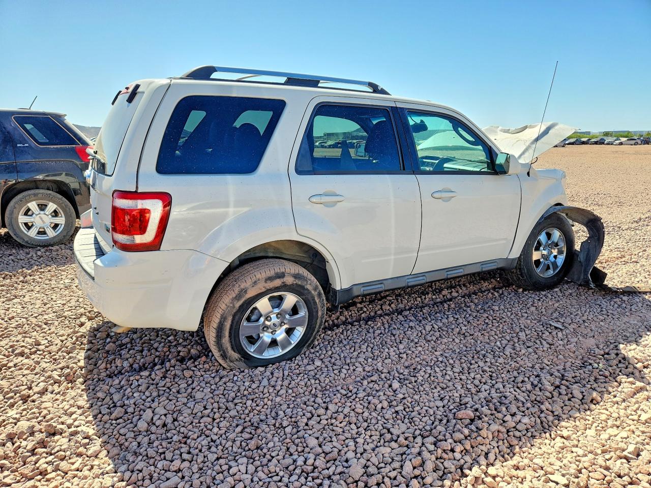 2011 Ford Escape Limited White vin: 1FMCU0EG6BKC42351