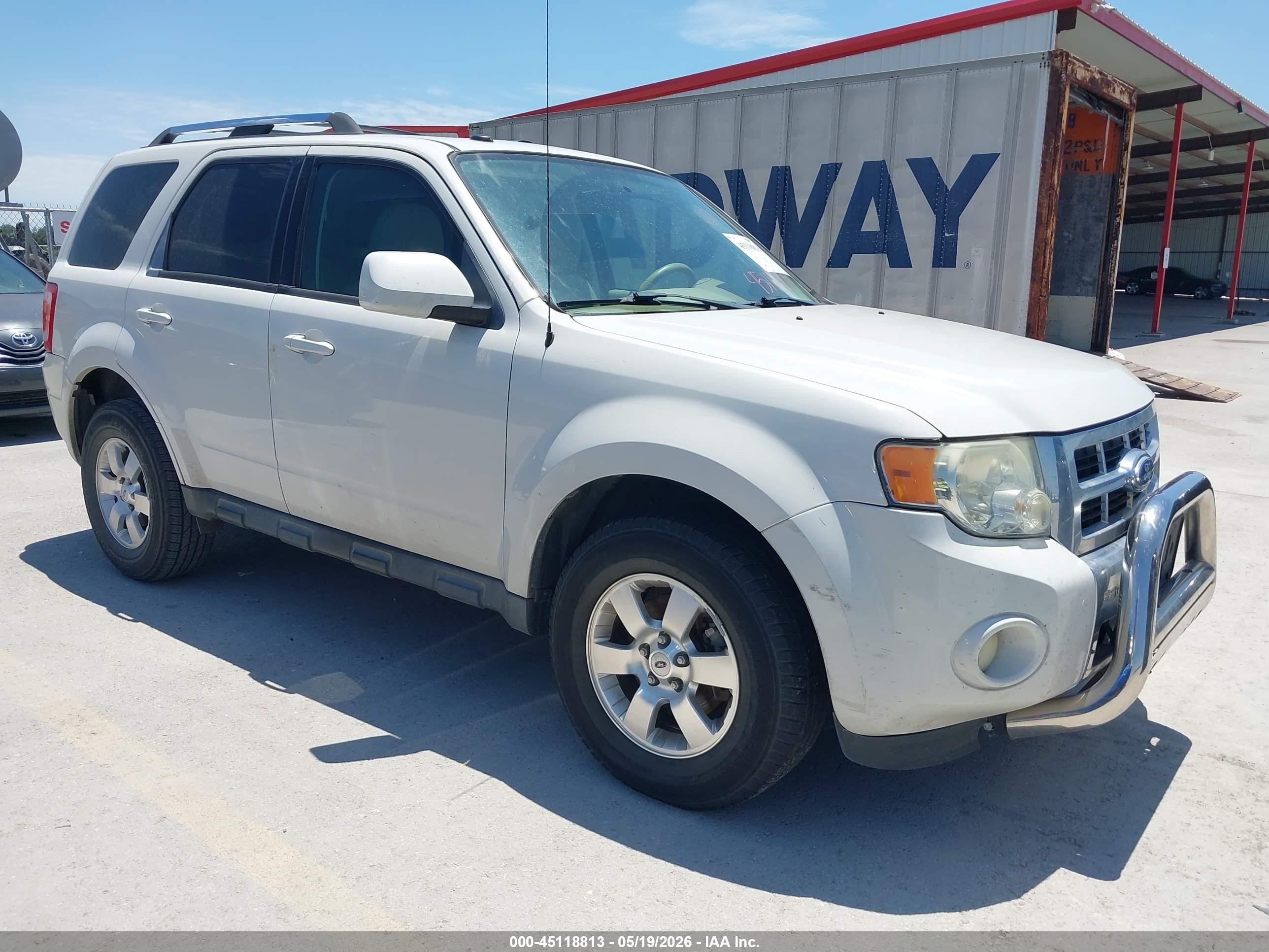 2012 Ford Escape Limited White vin: 1FMCU0EG6CKA75135