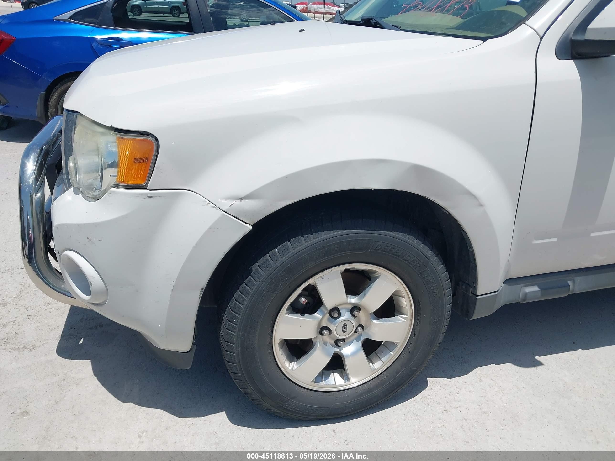 2012 Ford Escape Limited White vin: 1FMCU0EG6CKA75135