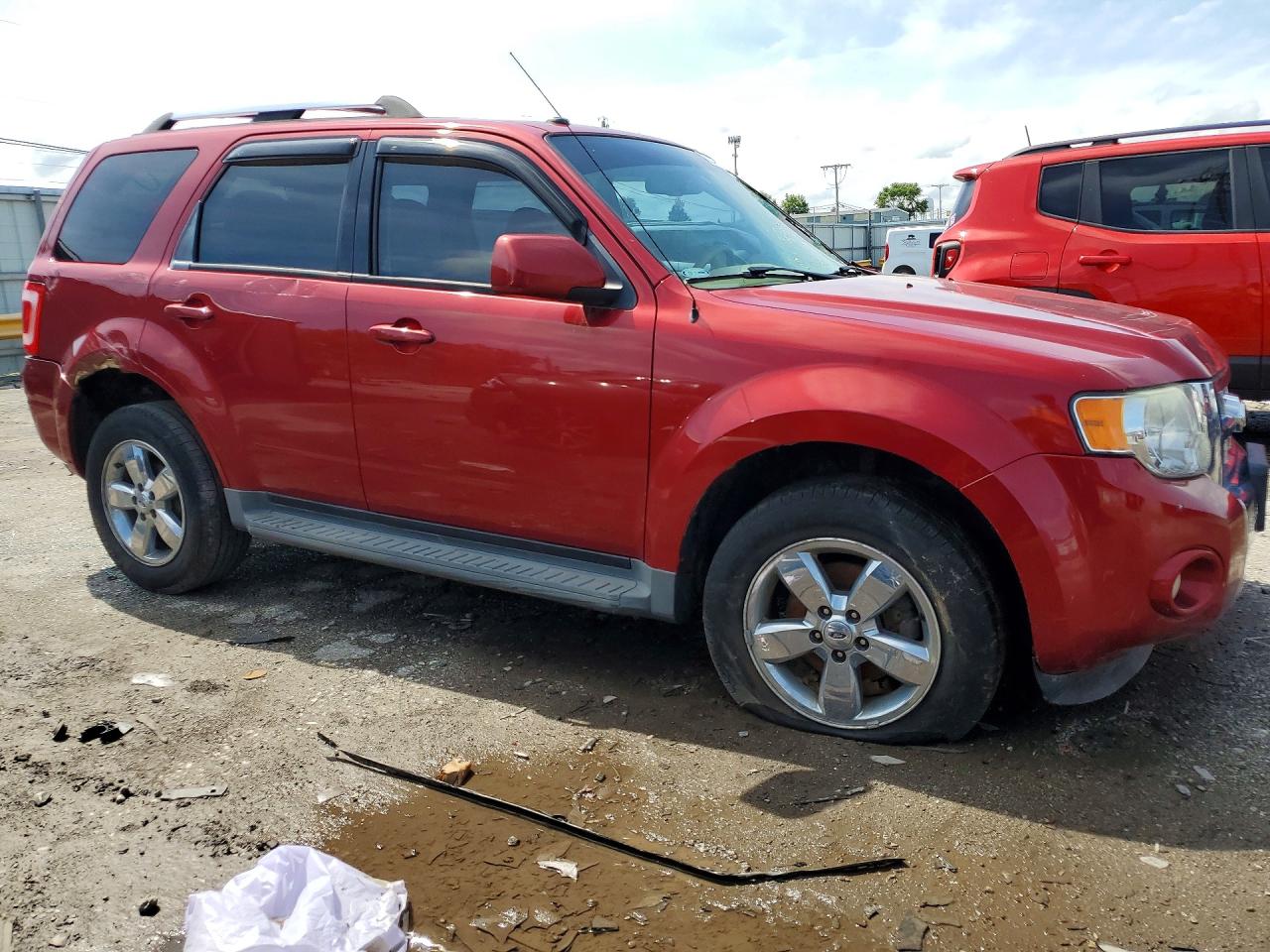 2012 Ford Escape Limited Red vin: 1FMCU0EG6CKC14678