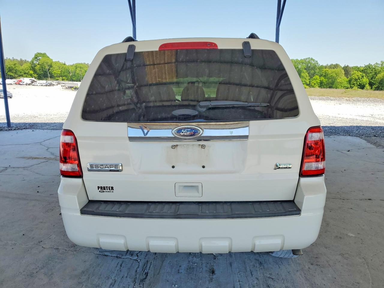 2012 Ford Escape Limited White vin: 1FMCU0EG6CKC20593
