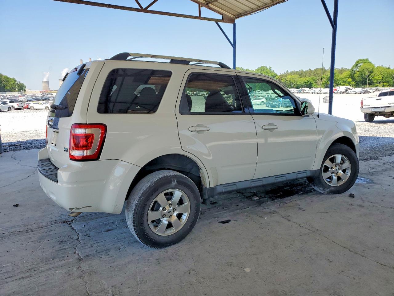2012 Ford Escape Limited White vin: 1FMCU0EG6CKC20593