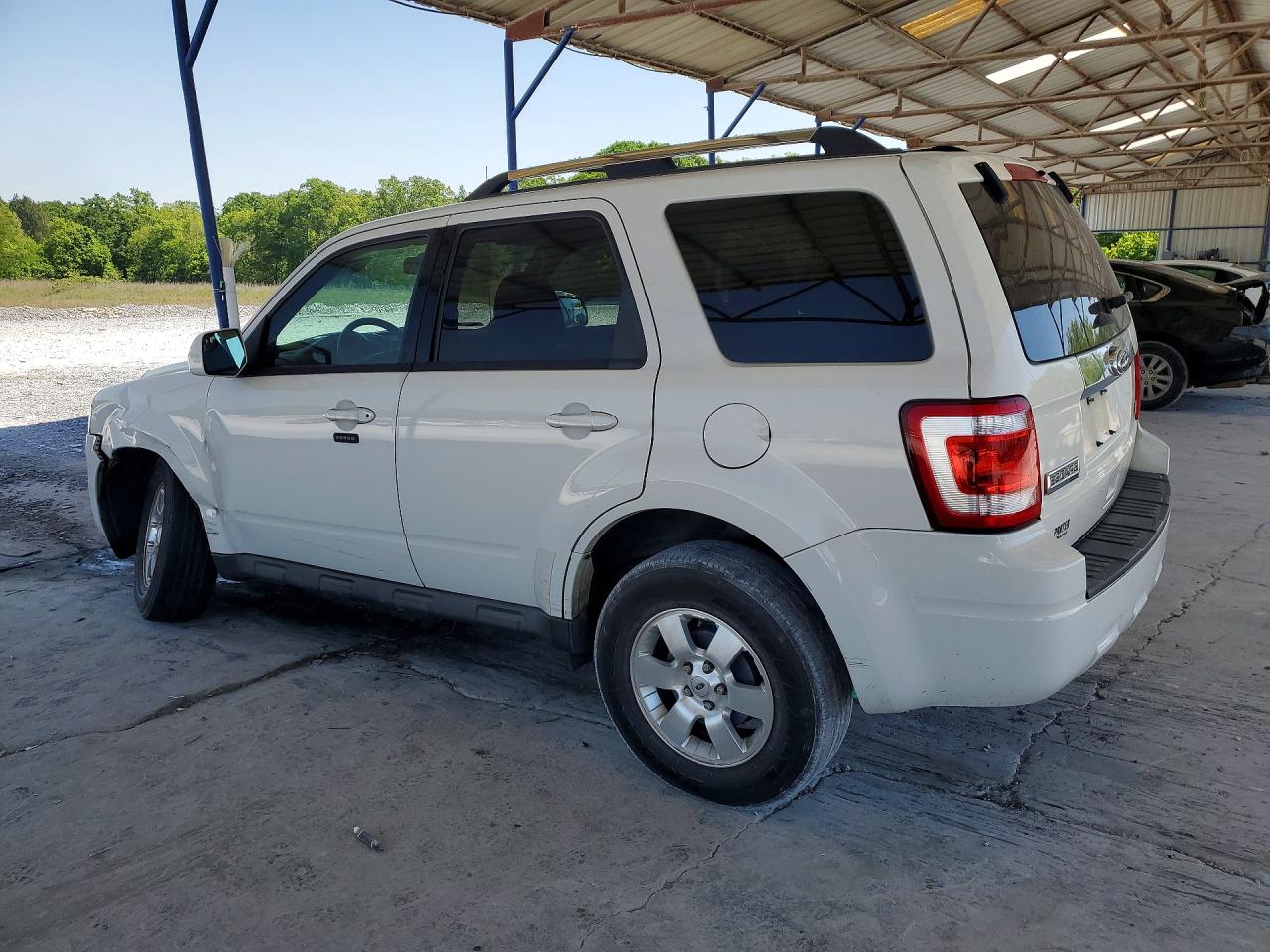 2012 Ford Escape Limited White vin: 1FMCU0EG6CKC20593