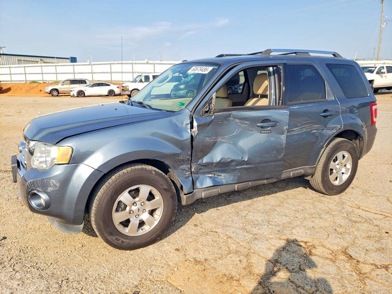 2012 Ford Escape Limited Blue vin: 1FMCU0EG6CKC76985