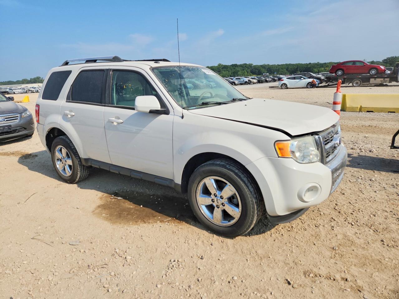 2010 Ford Escape Limited White vin: 1FMCU0EG7AKB91098