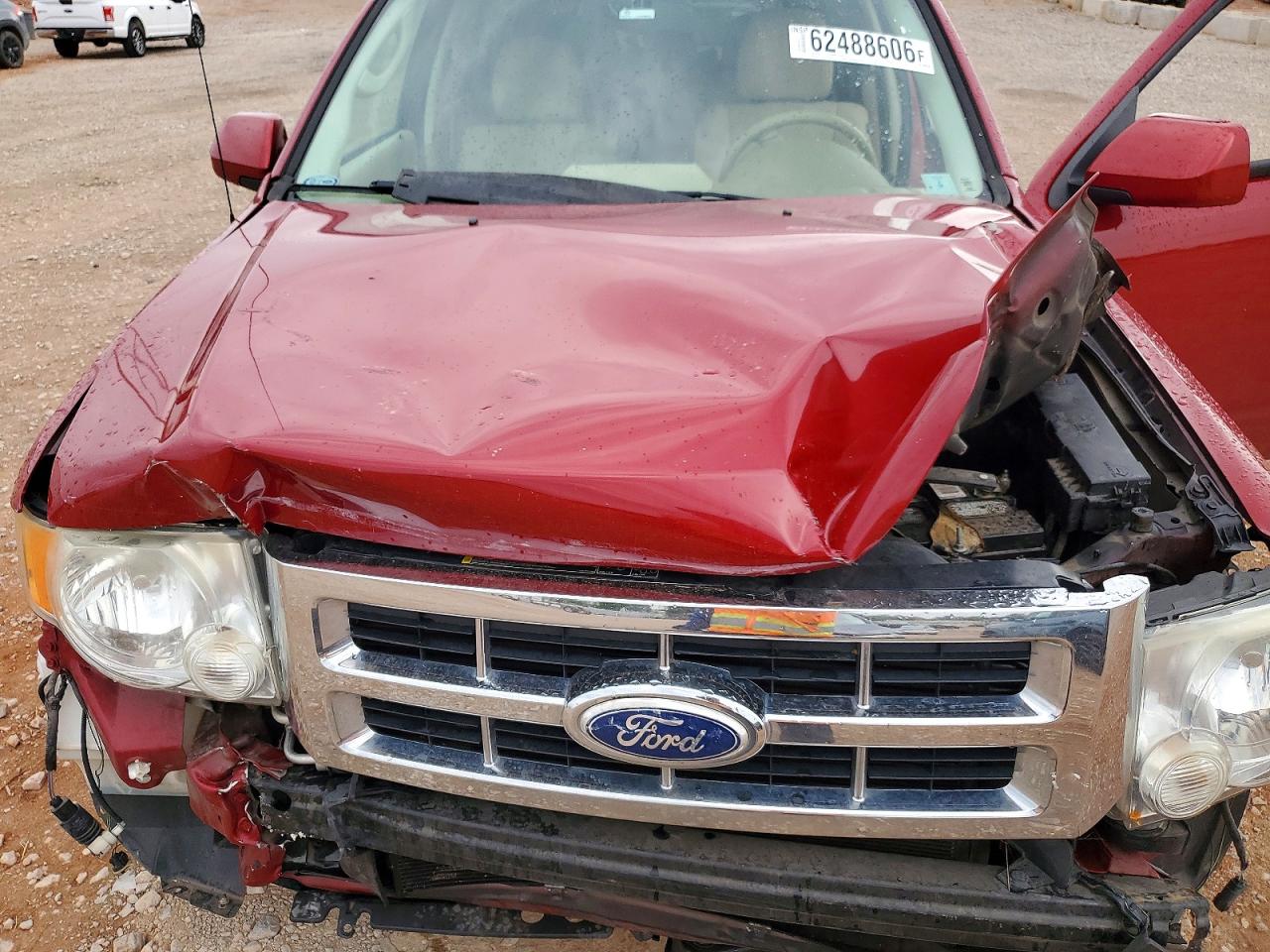 2010 Ford Escape Limited Burgundy vin: 1FMCU0EG7AKC25301