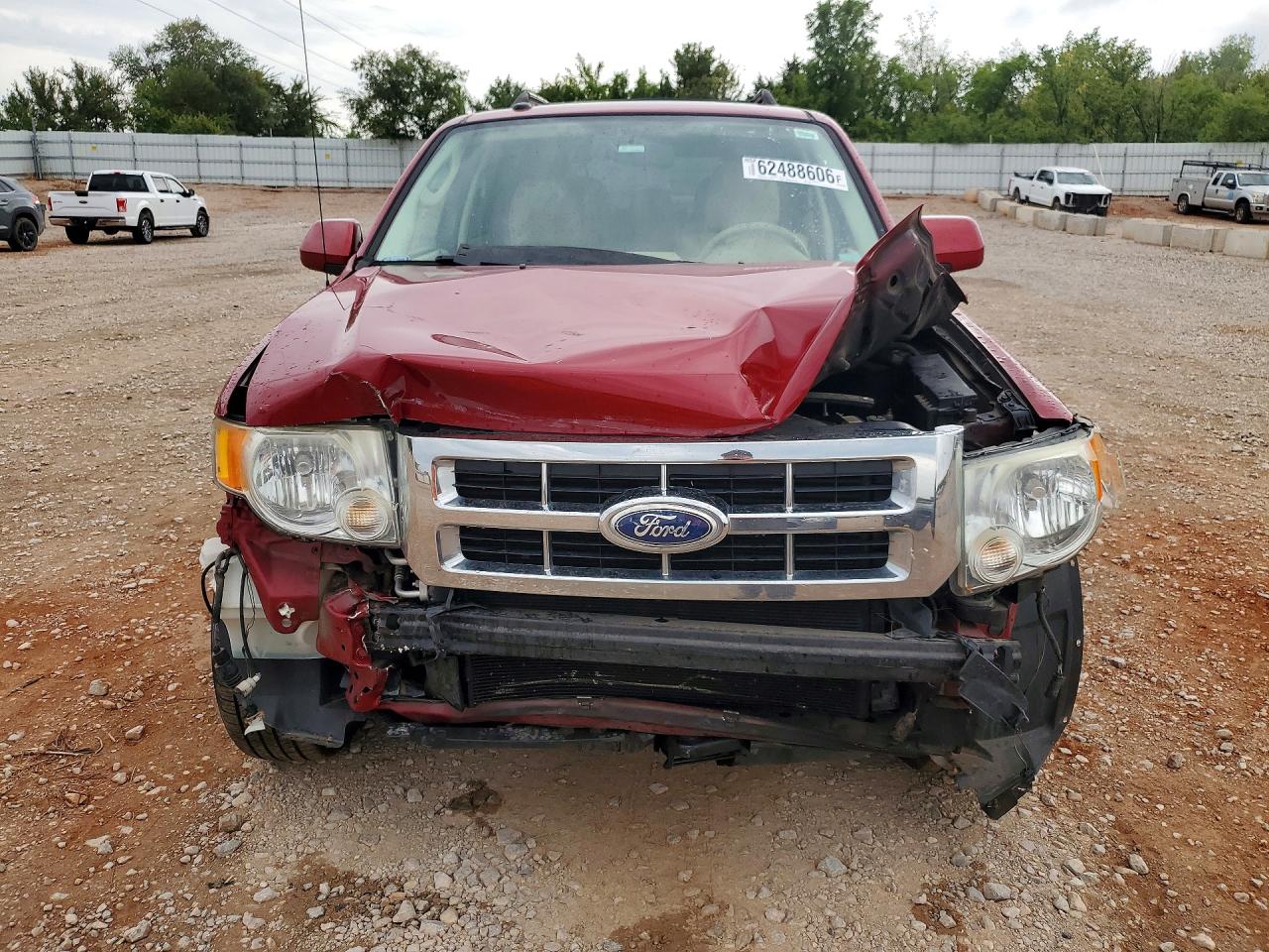 2010 Ford Escape Limited Burgundy vin: 1FMCU0EG7AKC25301