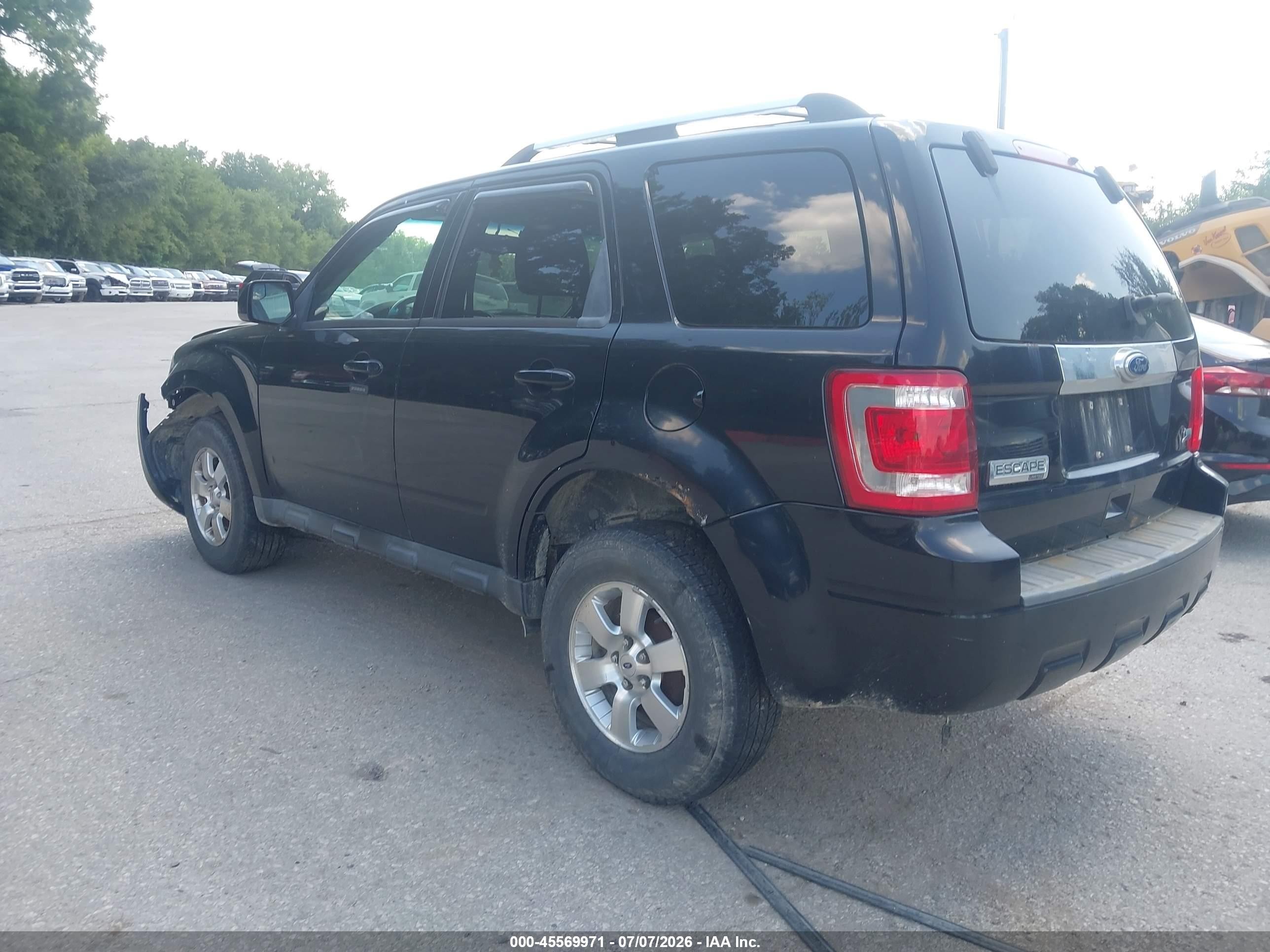 2010 Ford Escape Limited Black vin: 1FMCU0EG7AKC47296