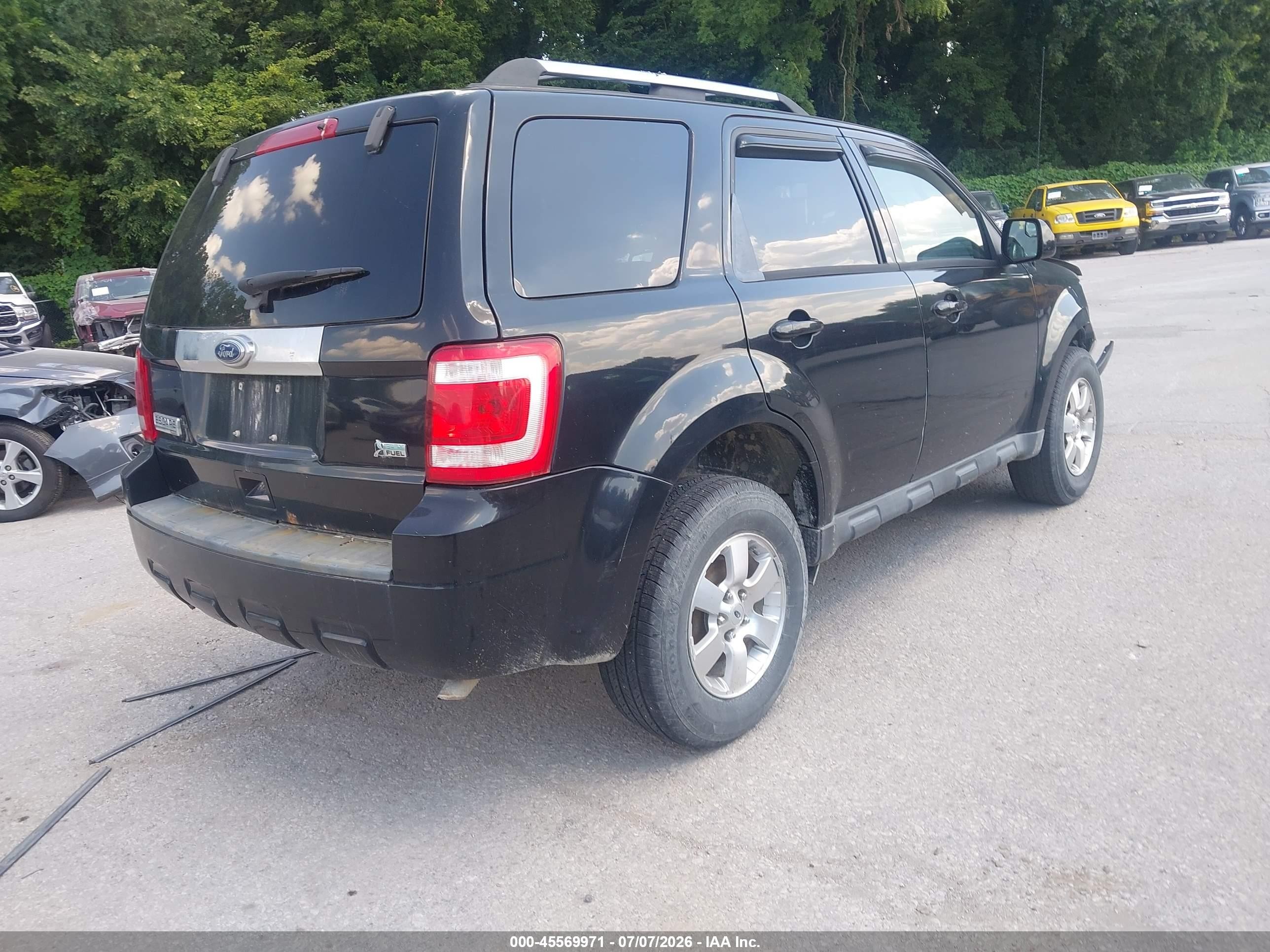 2010 Ford Escape Limited Black vin: 1FMCU0EG7AKC47296