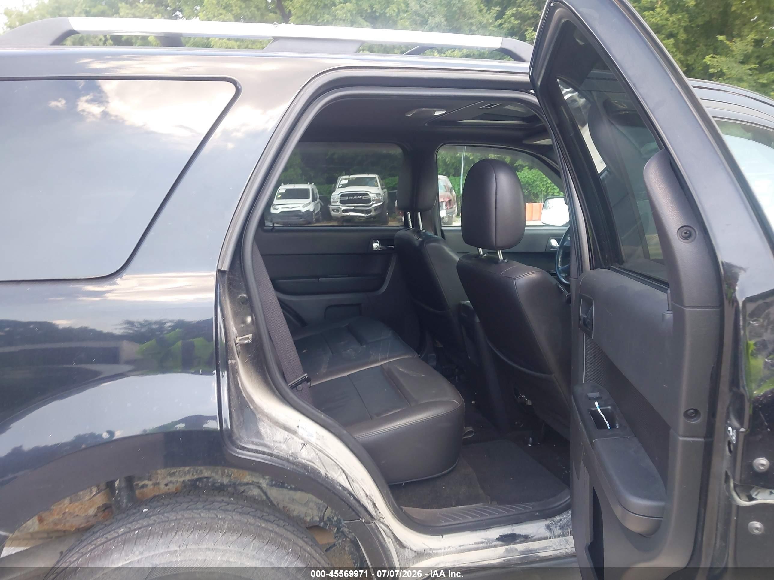 2010 Ford Escape Limited Black vin: 1FMCU0EG7AKC47296