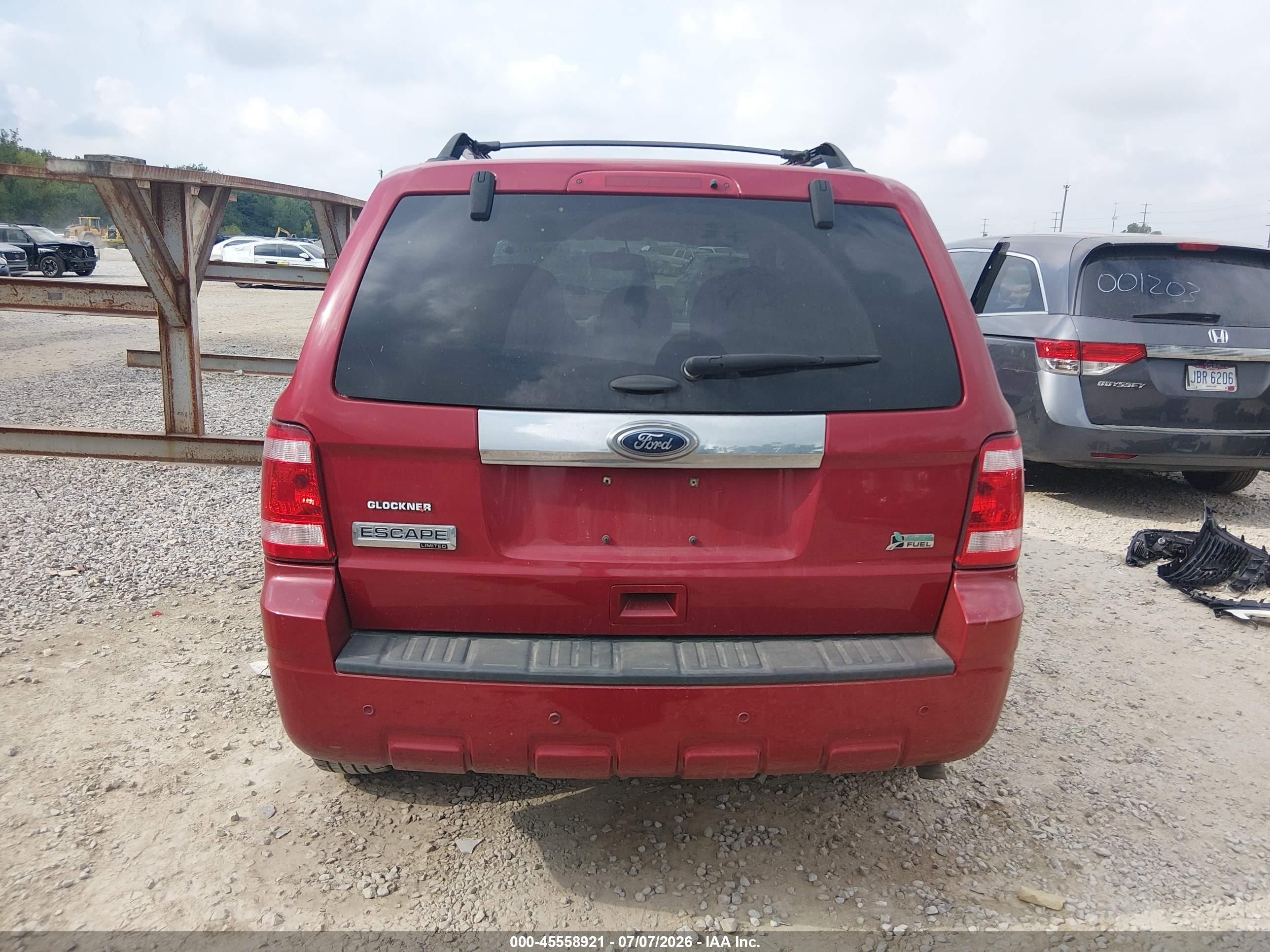 2011 Ford Escape Limited Красный vin: 1FMCU0EG7BKC16048