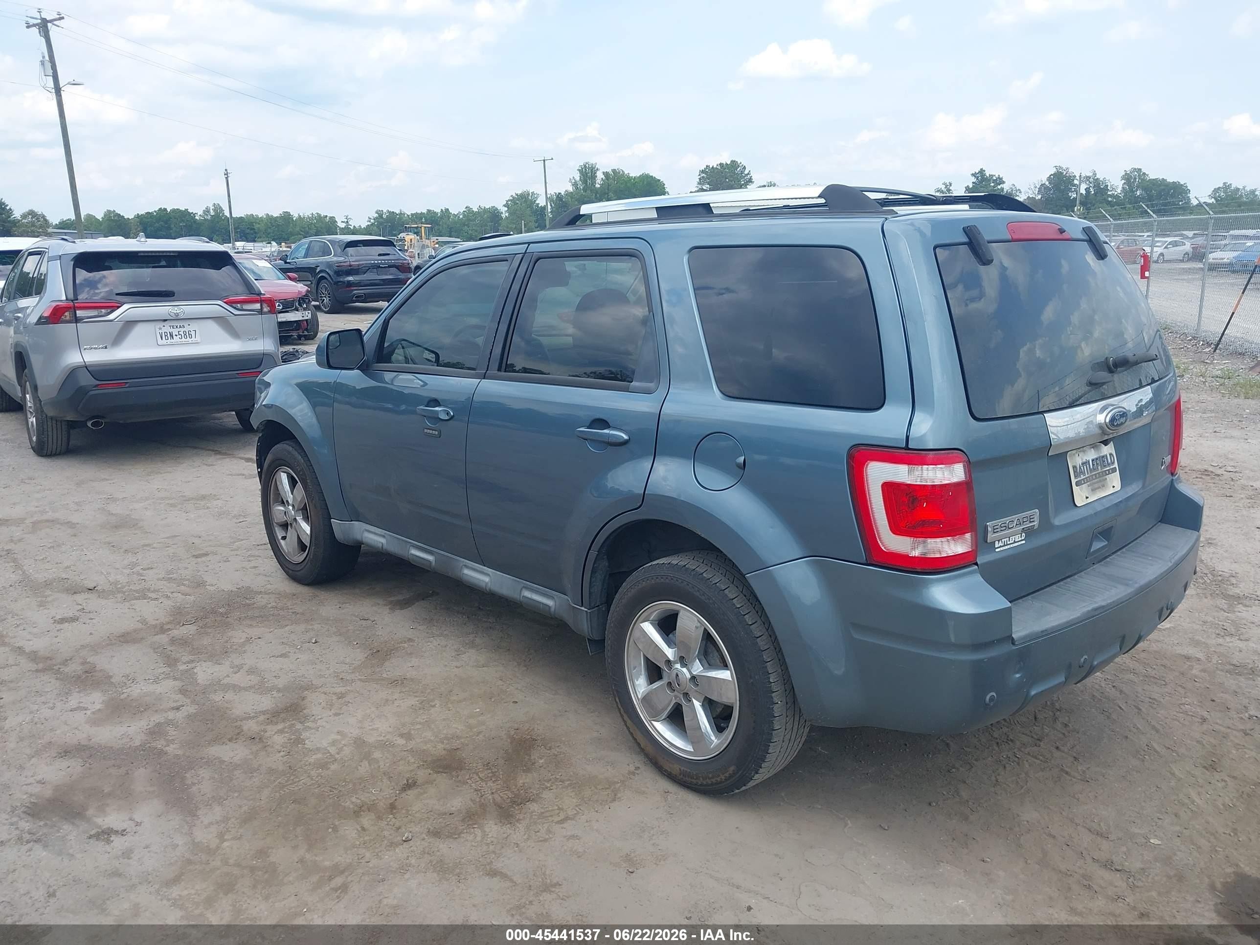 2011 Ford Escape Limited Blue vin: 1FMCU0EG7BKC28460