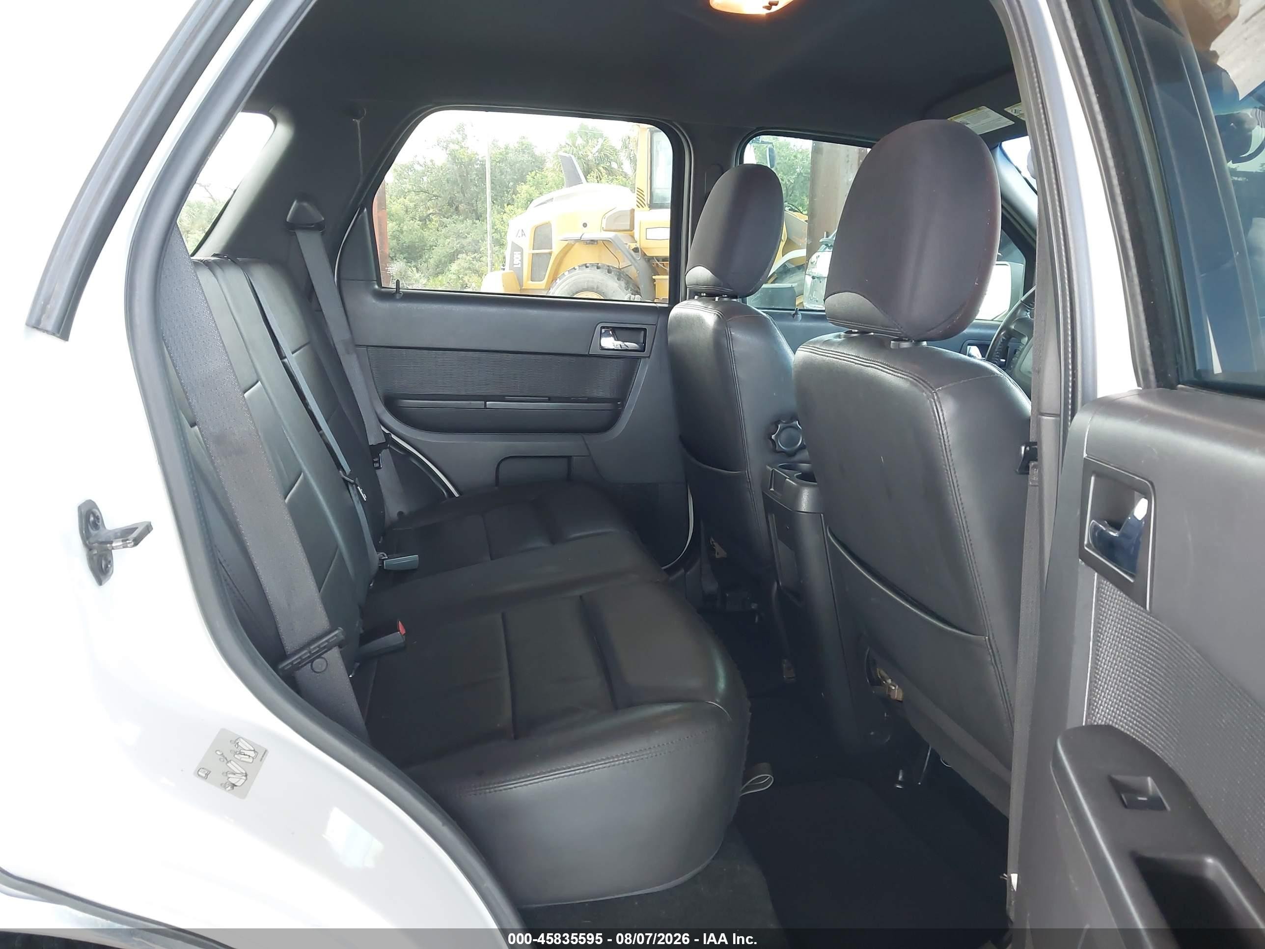 2012 Ford Escape Limited White vin: 1FMCU0EG7CKA30415