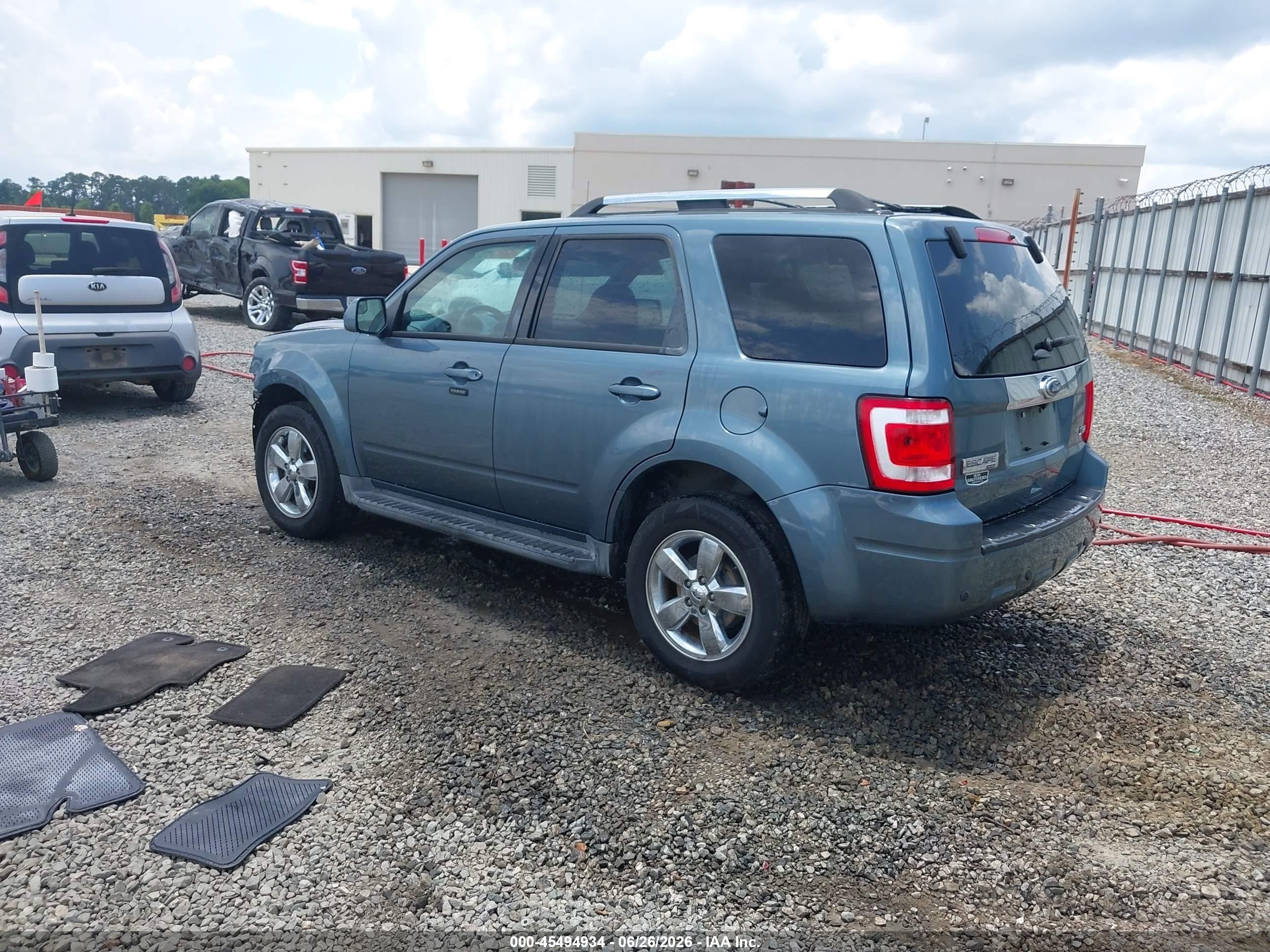 2012 Ford Escape Limited Blue vin: 1FMCU0EG7CKB87586