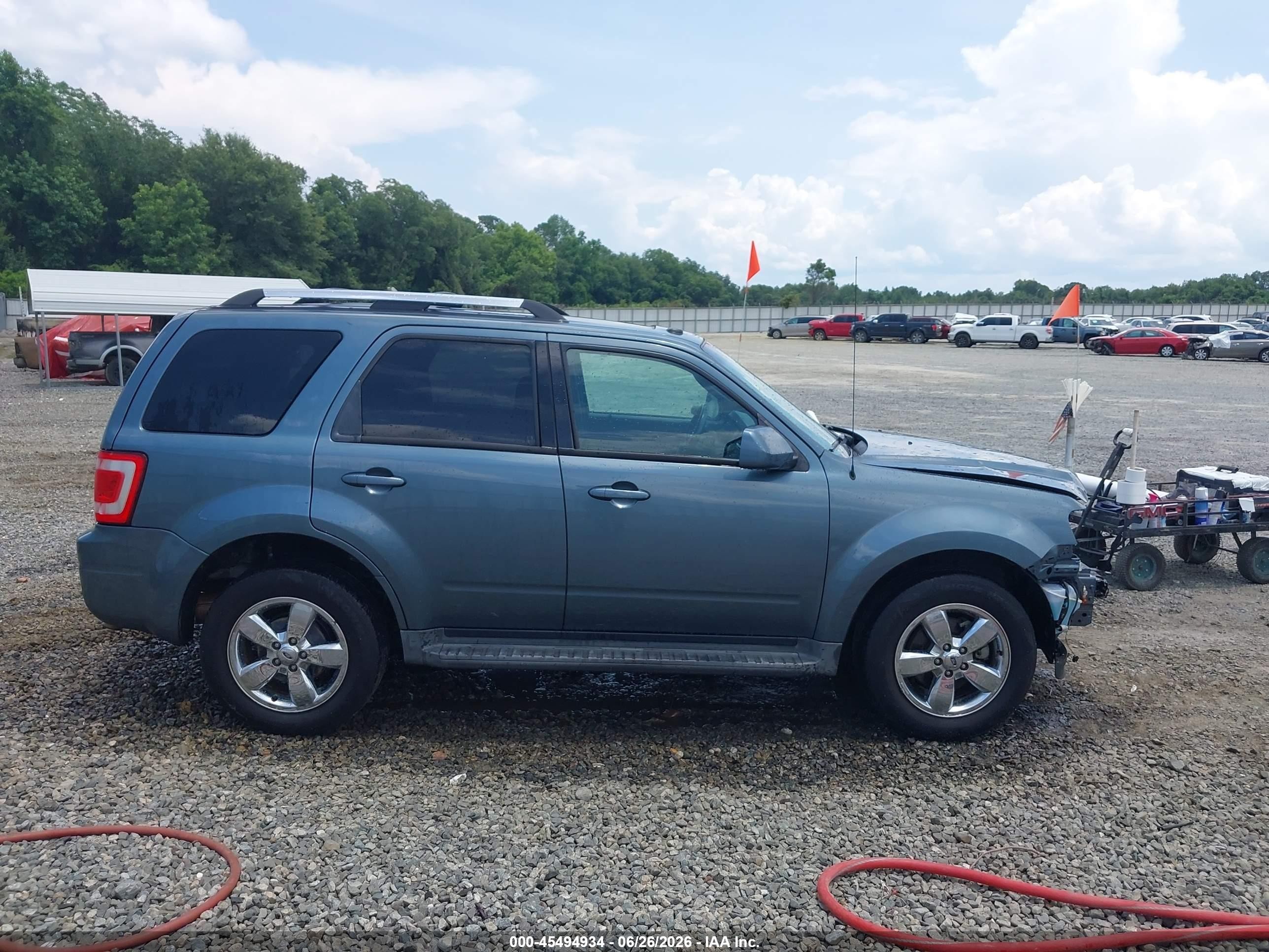 2012 Ford Escape Limited Blue vin: 1FMCU0EG7CKB87586