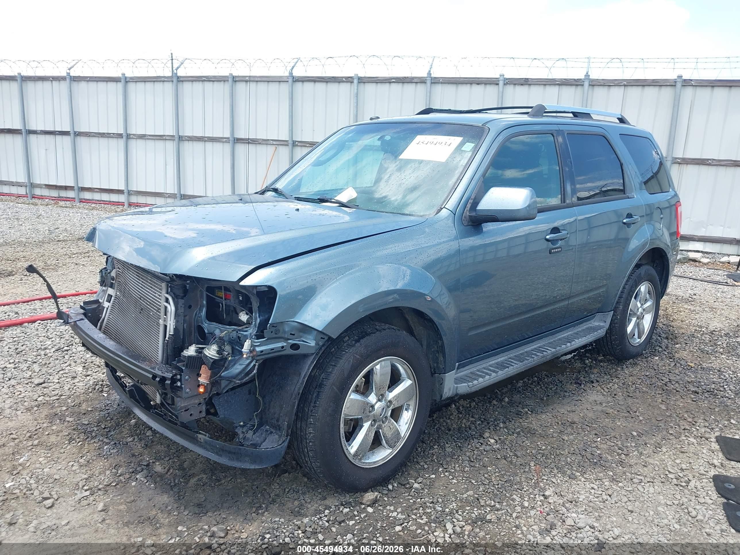 2012 Ford Escape Limited Blue vin: 1FMCU0EG7CKB87586