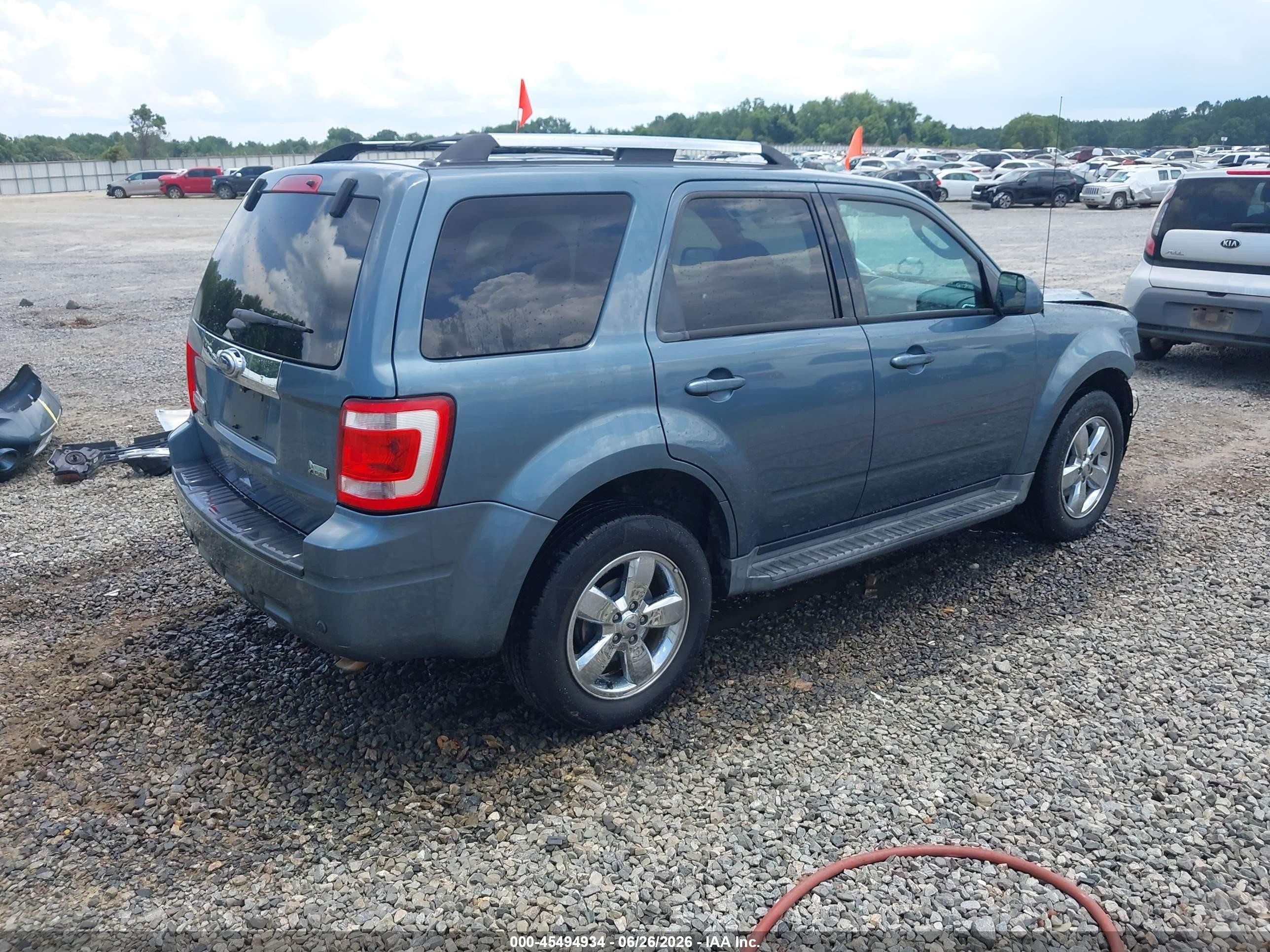 2012 Ford Escape Limited Blue vin: 1FMCU0EG7CKB87586