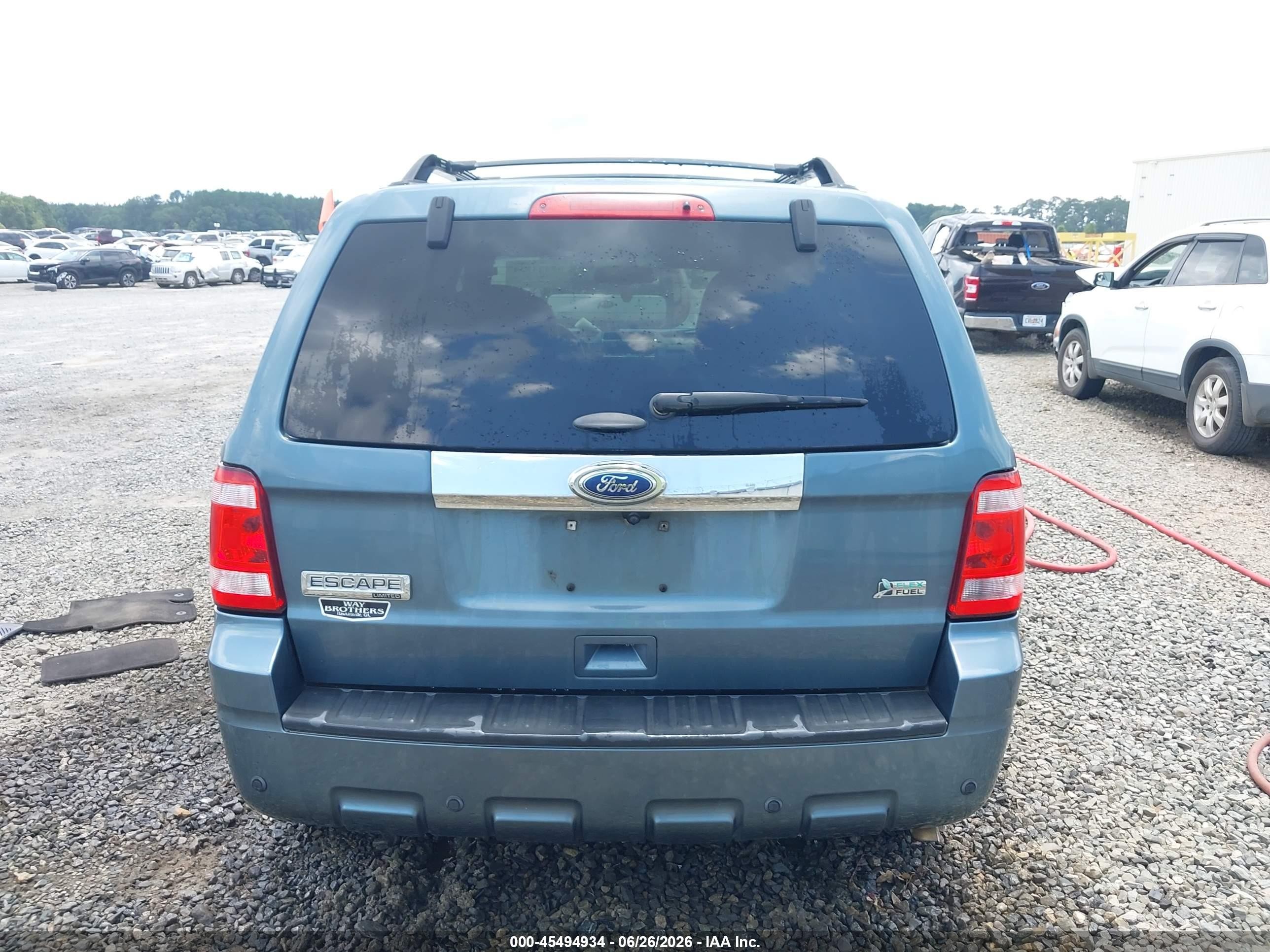 2012 Ford Escape Limited Blue vin: 1FMCU0EG7CKB87586