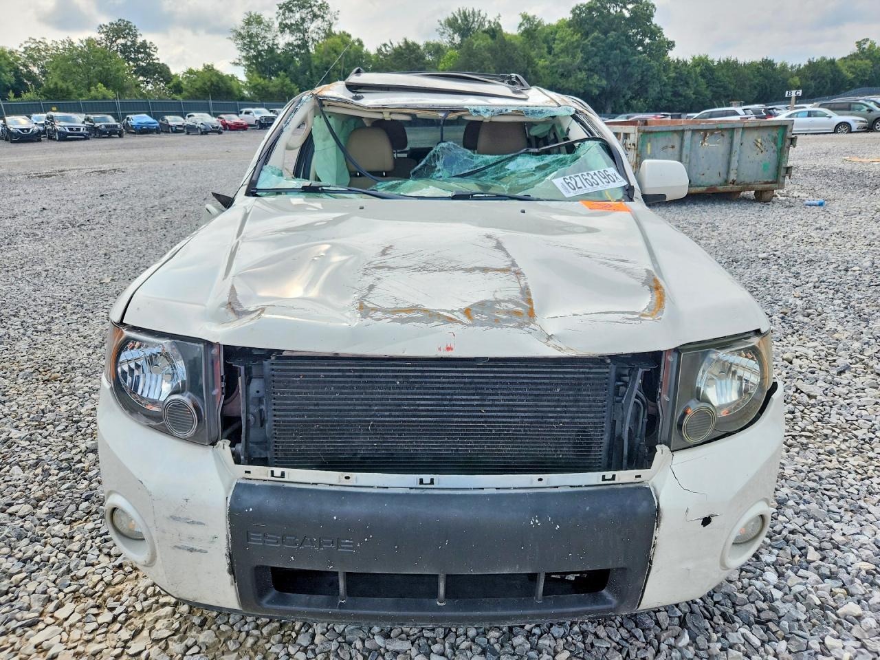 2012 Ford Escape Limited Белый vin: 1FMCU0EG7CKC75750