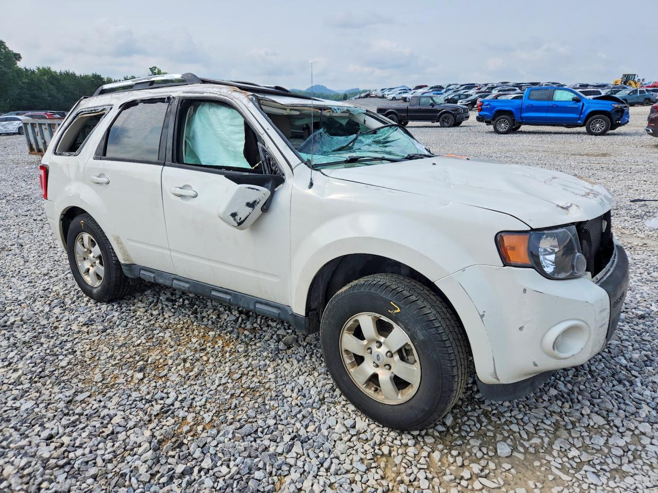 2012 Ford Escape Limited Белый vin: 1FMCU0EG7CKC75750