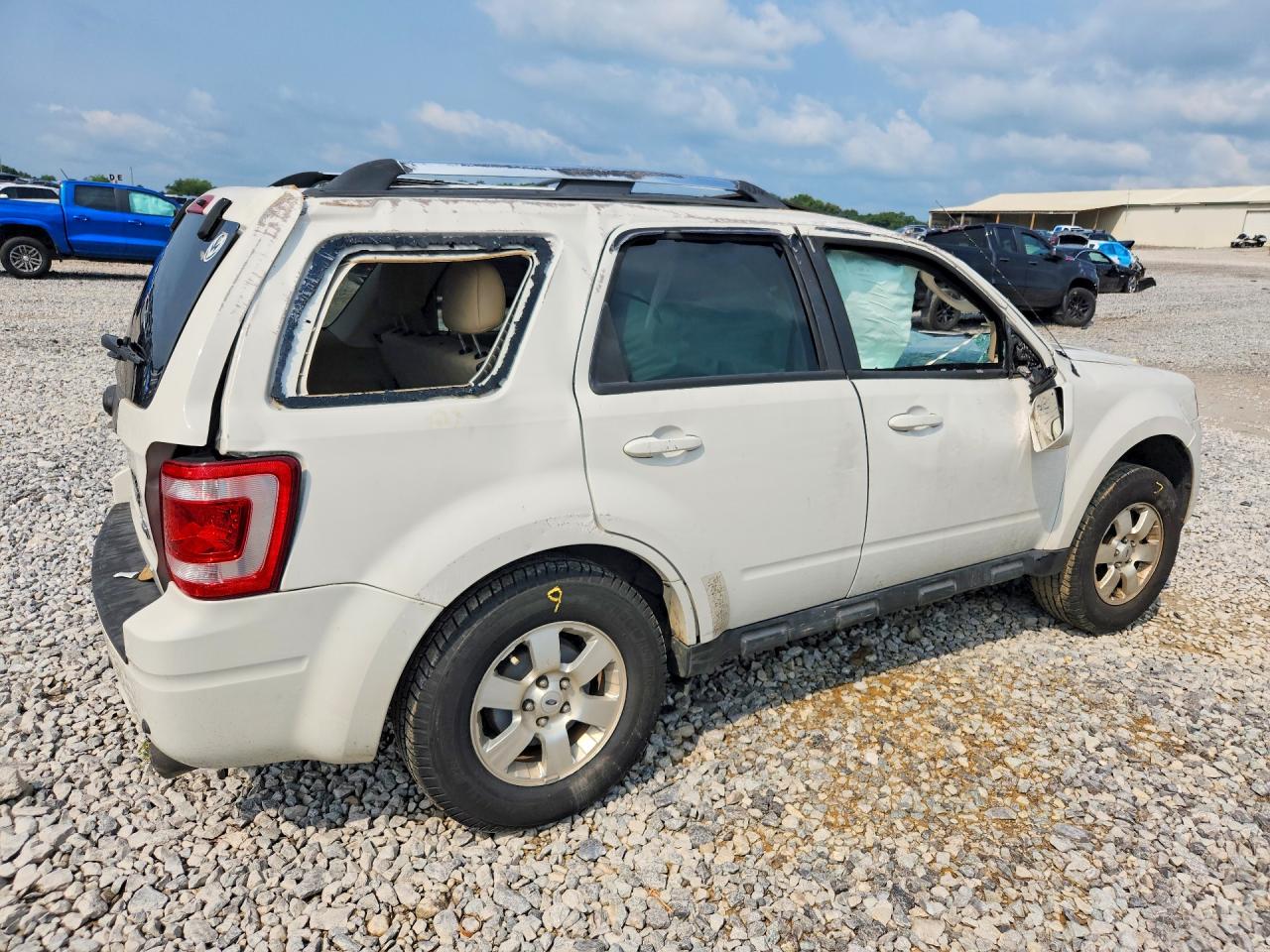 2012 Ford Escape Limited Белый vin: 1FMCU0EG7CKC75750