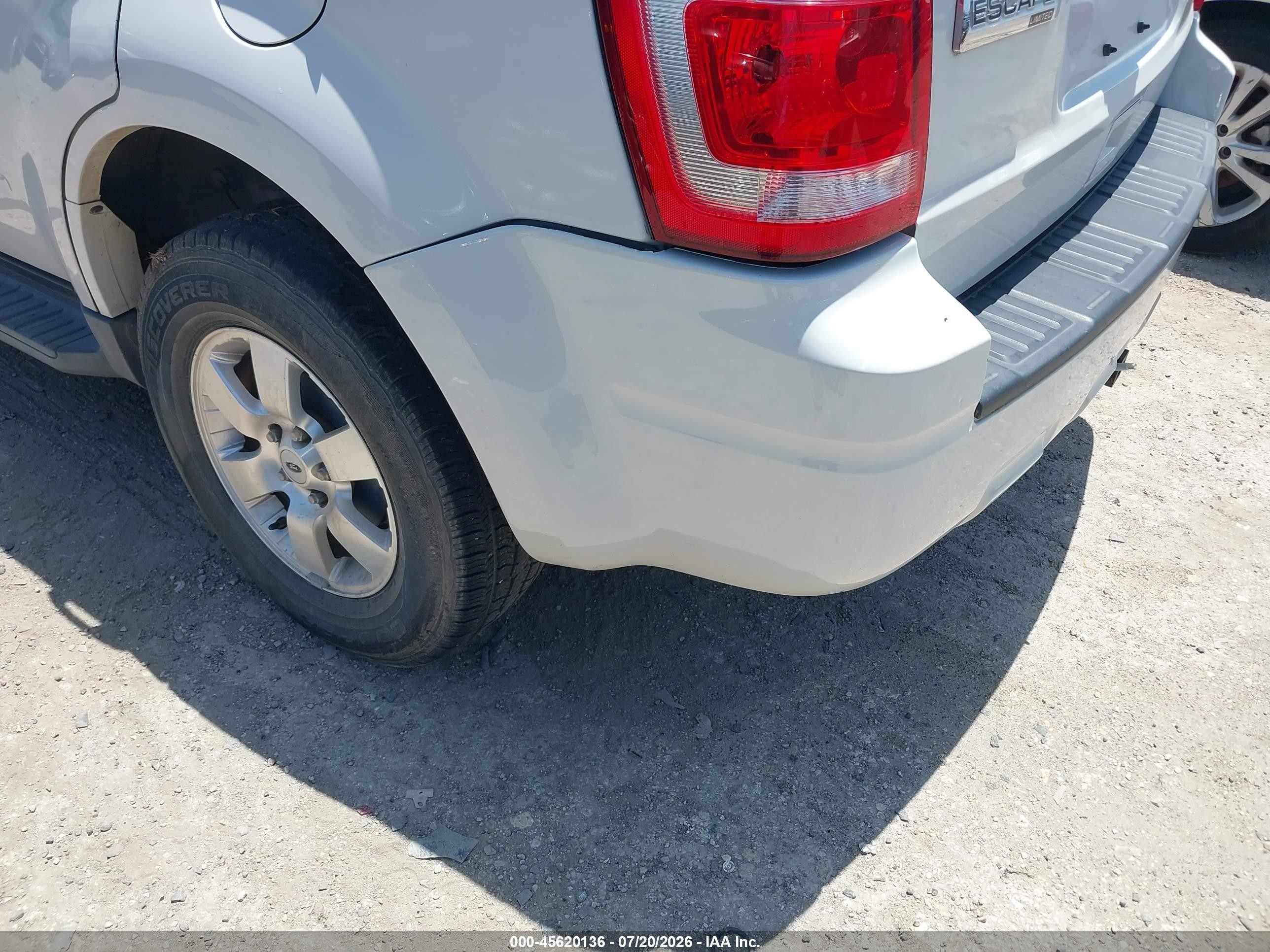 2011 Ford Escape Limited White vin: 1FMCU0EG8BKC62794