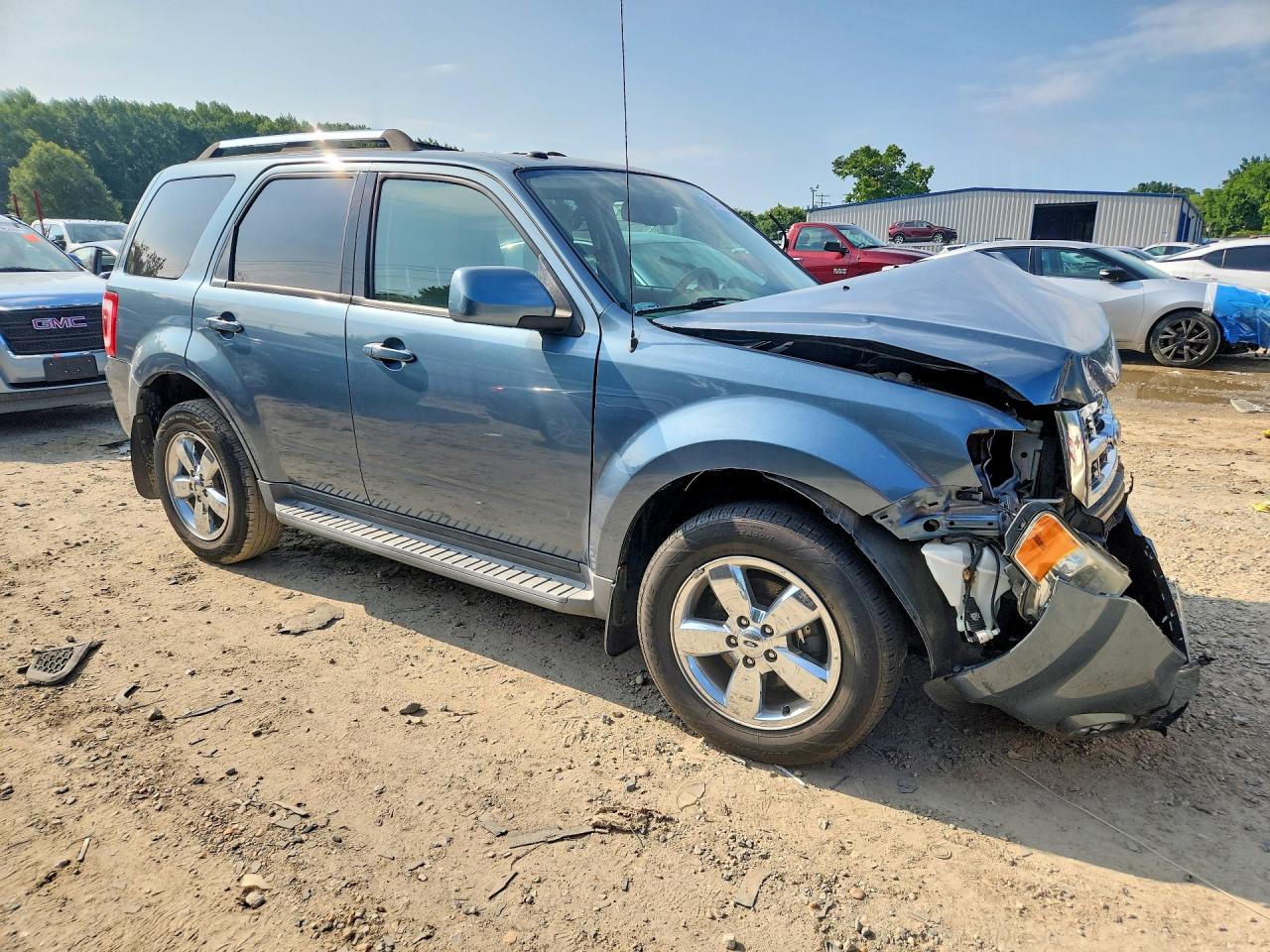 2012 Ford Escape Limited Blue vin: 1FMCU0EG8CKA47899