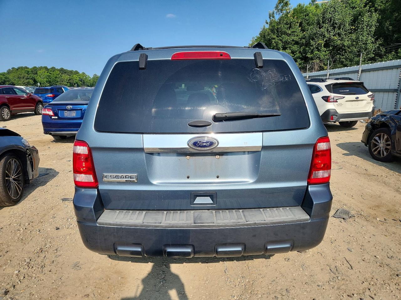 2012 Ford Escape Limited Blue vin: 1FMCU0EG8CKA47899