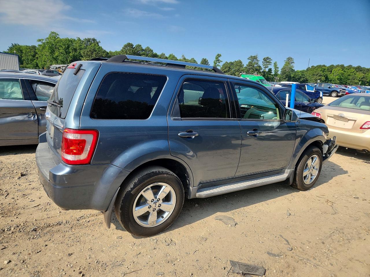 2012 Ford Escape Limited Blue vin: 1FMCU0EG8CKA47899