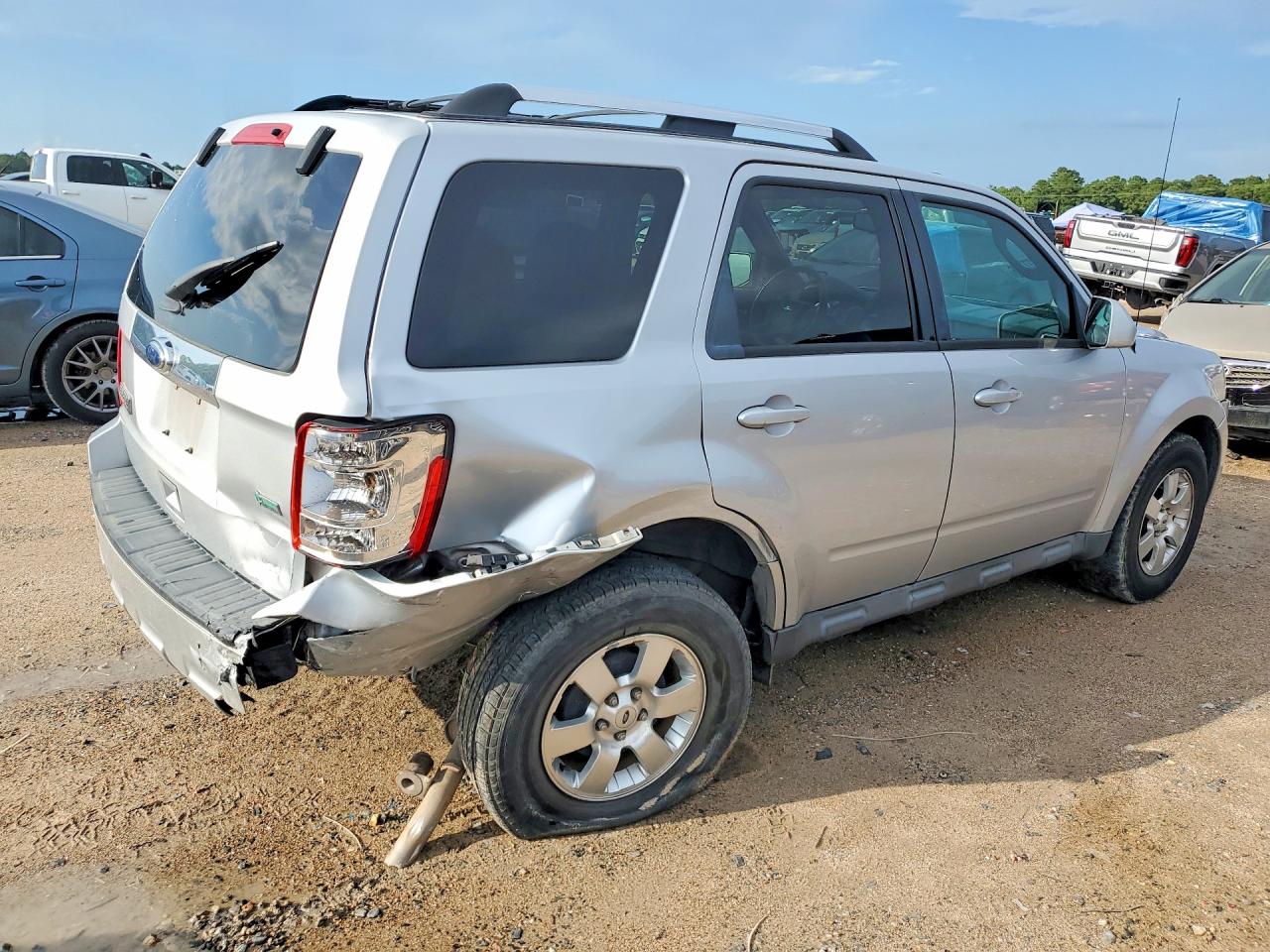 2012 Ford Escape Limited Silver vin: 1FMCU0EG8CKB79738