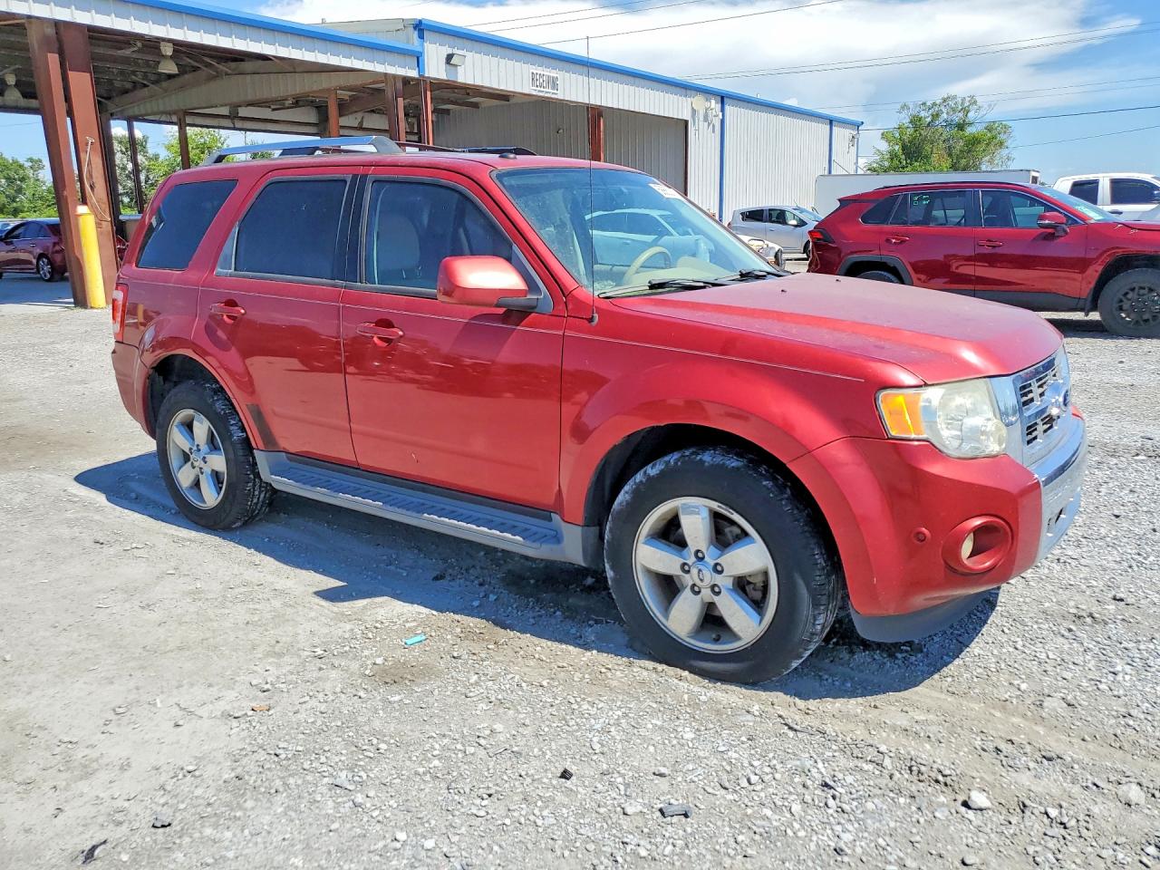 2012 Ford Escape Limited Red vin: 1FMCU0EG8CKC36987