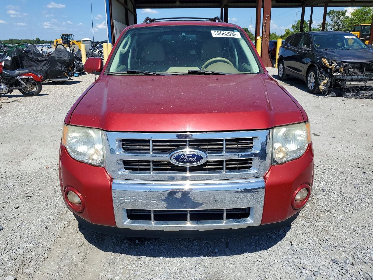 2012 Ford Escape Limited Red vin: 1FMCU0EG8CKC36987