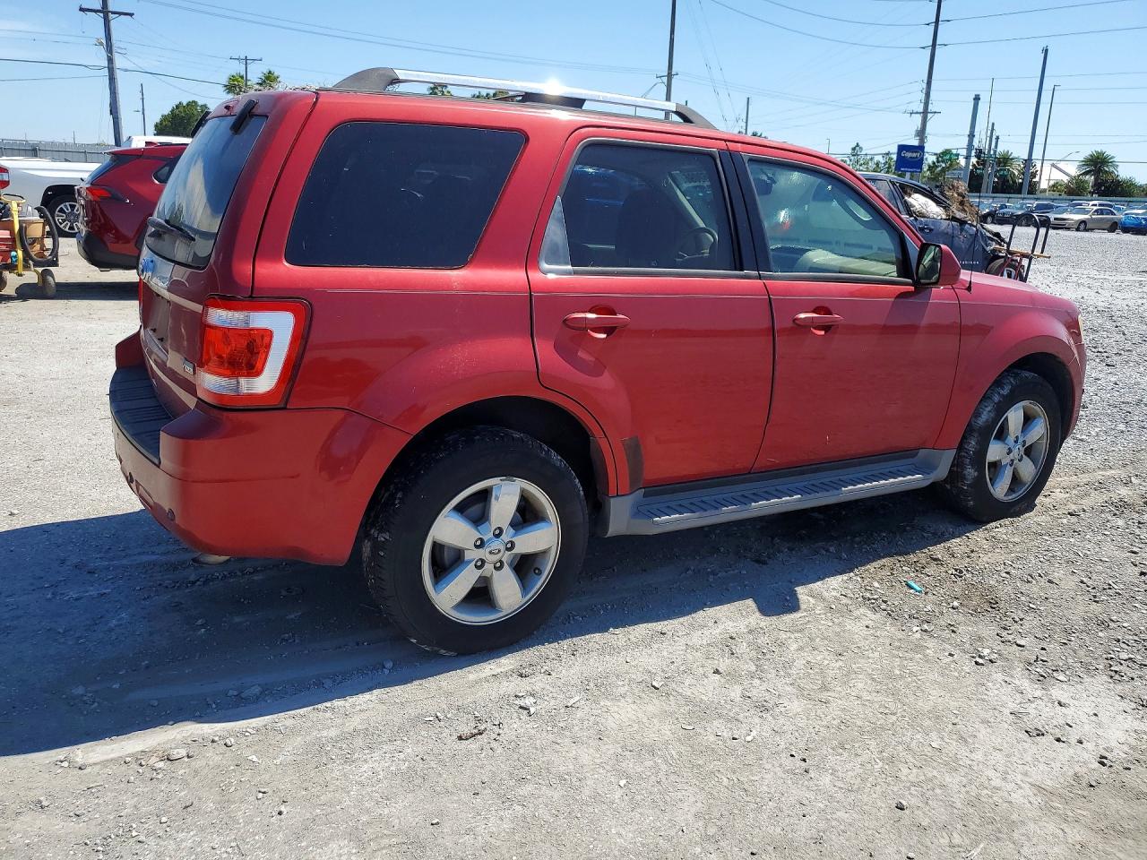 2012 Ford Escape Limited Red vin: 1FMCU0EG8CKC36987