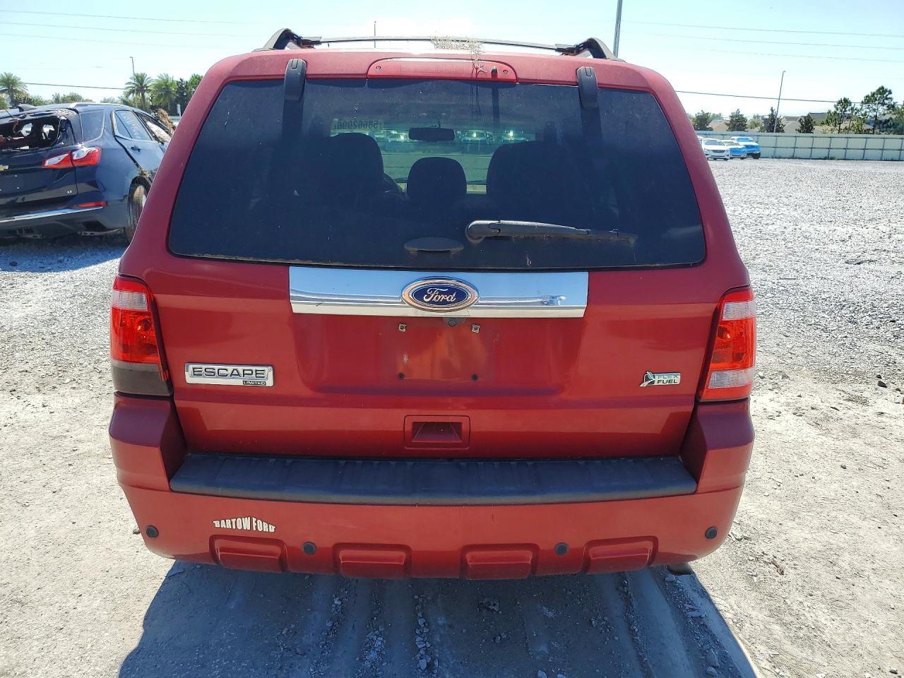 2012 Ford Escape Limited Red vin: 1FMCU0EG8CKC36987