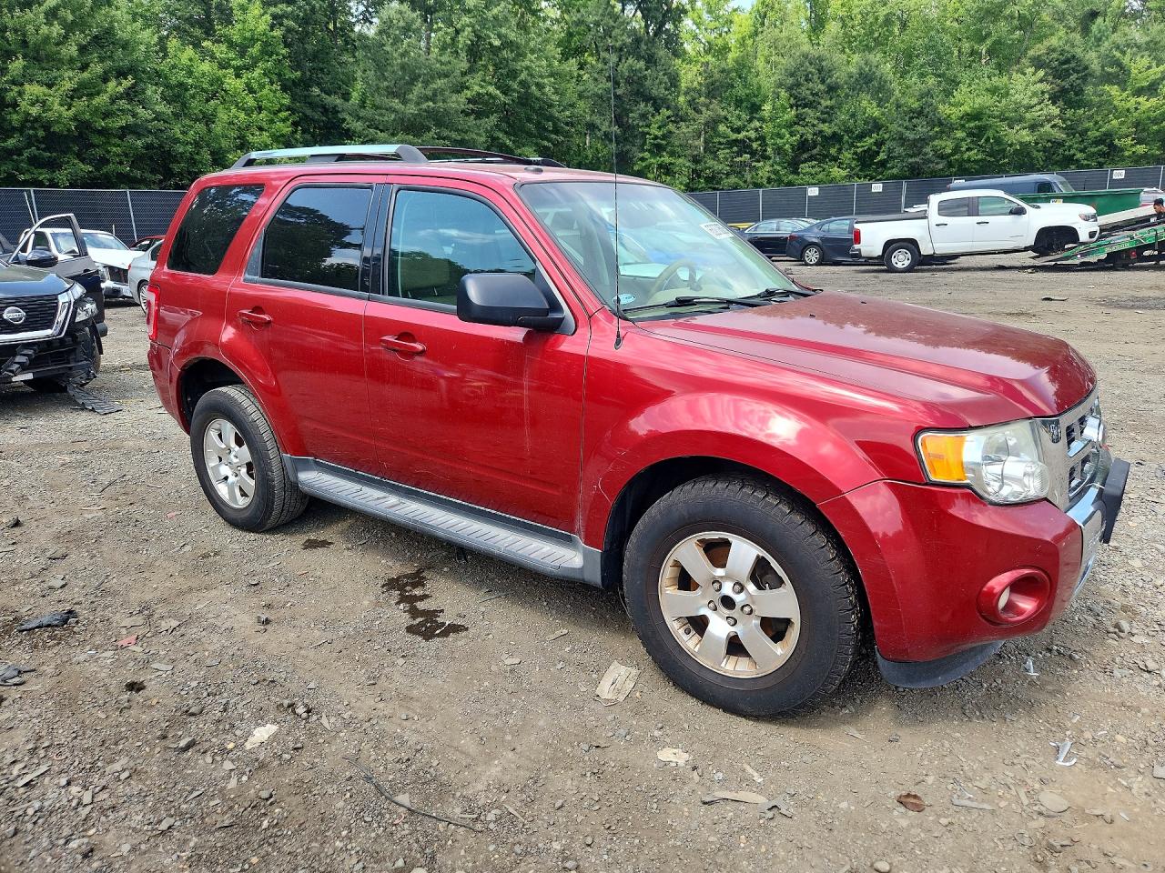 2012 Ford Escape Limited Red vin: 1FMCU0EG8CKC85297
