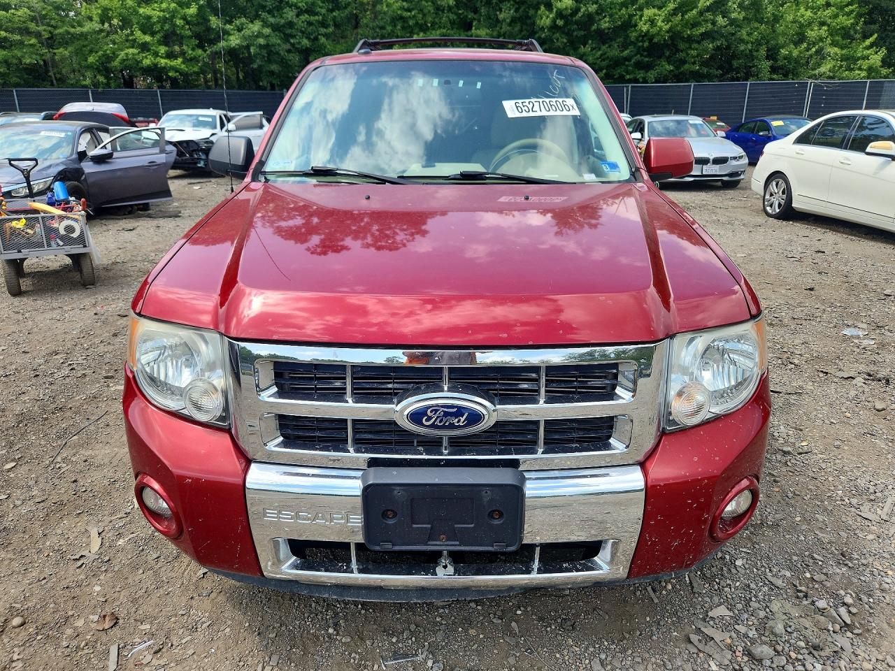 2012 Ford Escape Limited Red vin: 1FMCU0EG8CKC85297