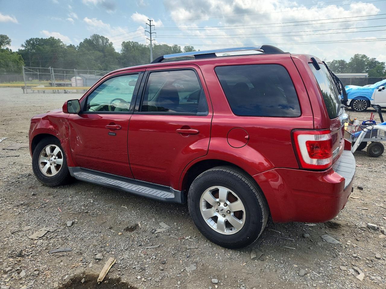 2012 Ford Escape Limited Red vin: 1FMCU0EG8CKC85297