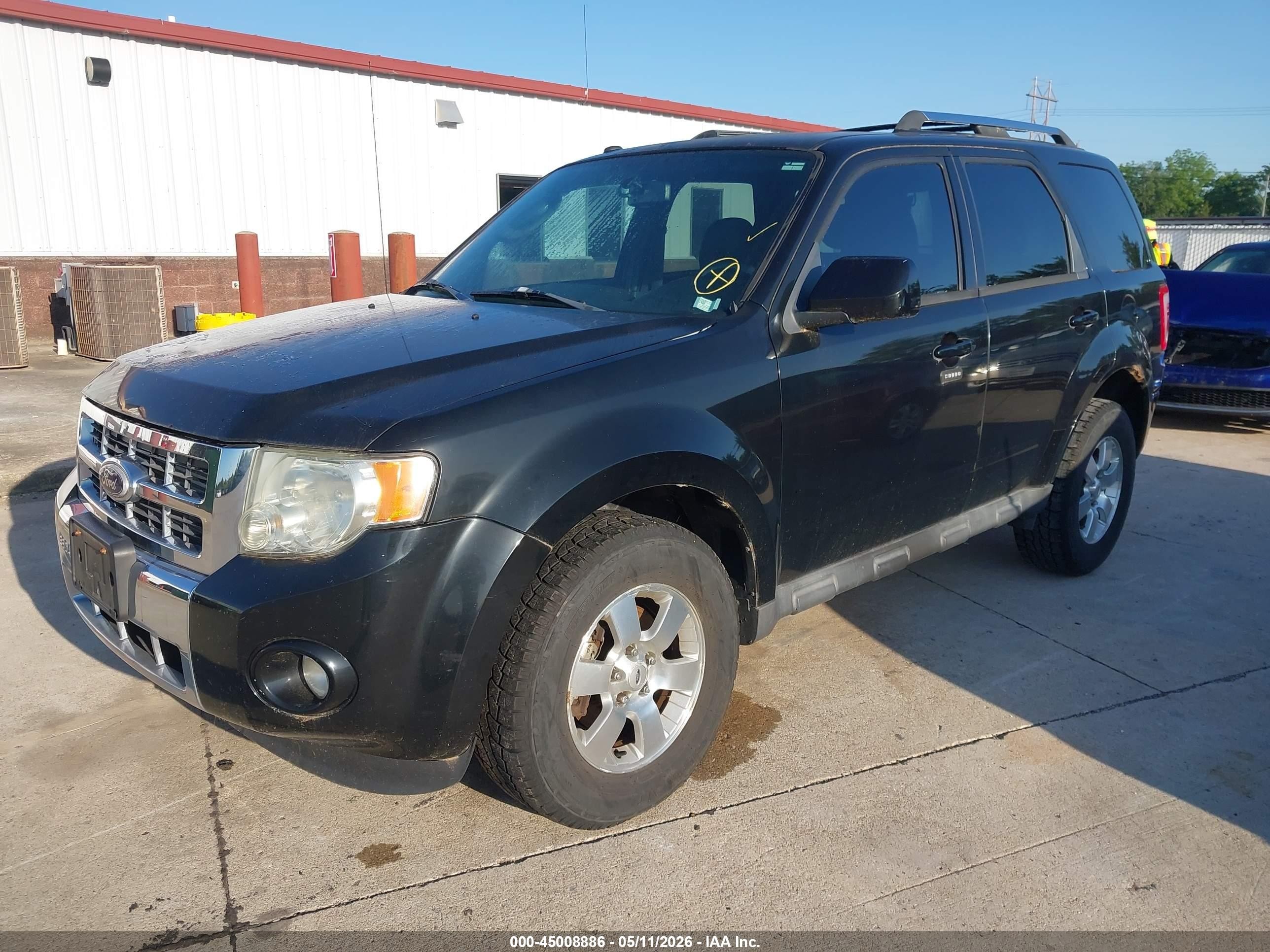 2010 Ford Escape Limited Black vin: 1FMCU0EG9AKD27764