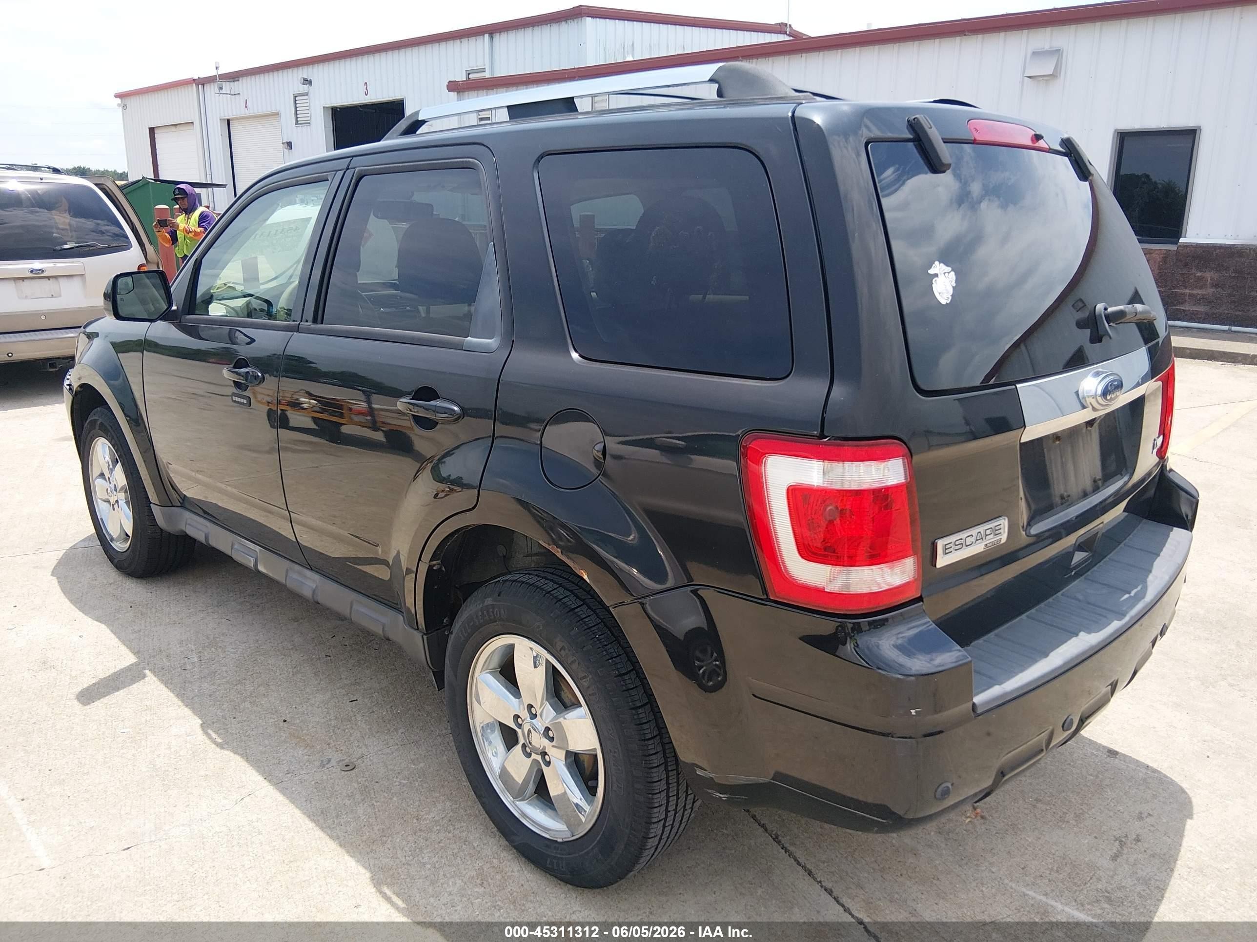 2011 Ford Escape Limited Black vin: 1FMCU0EG9BKA21763