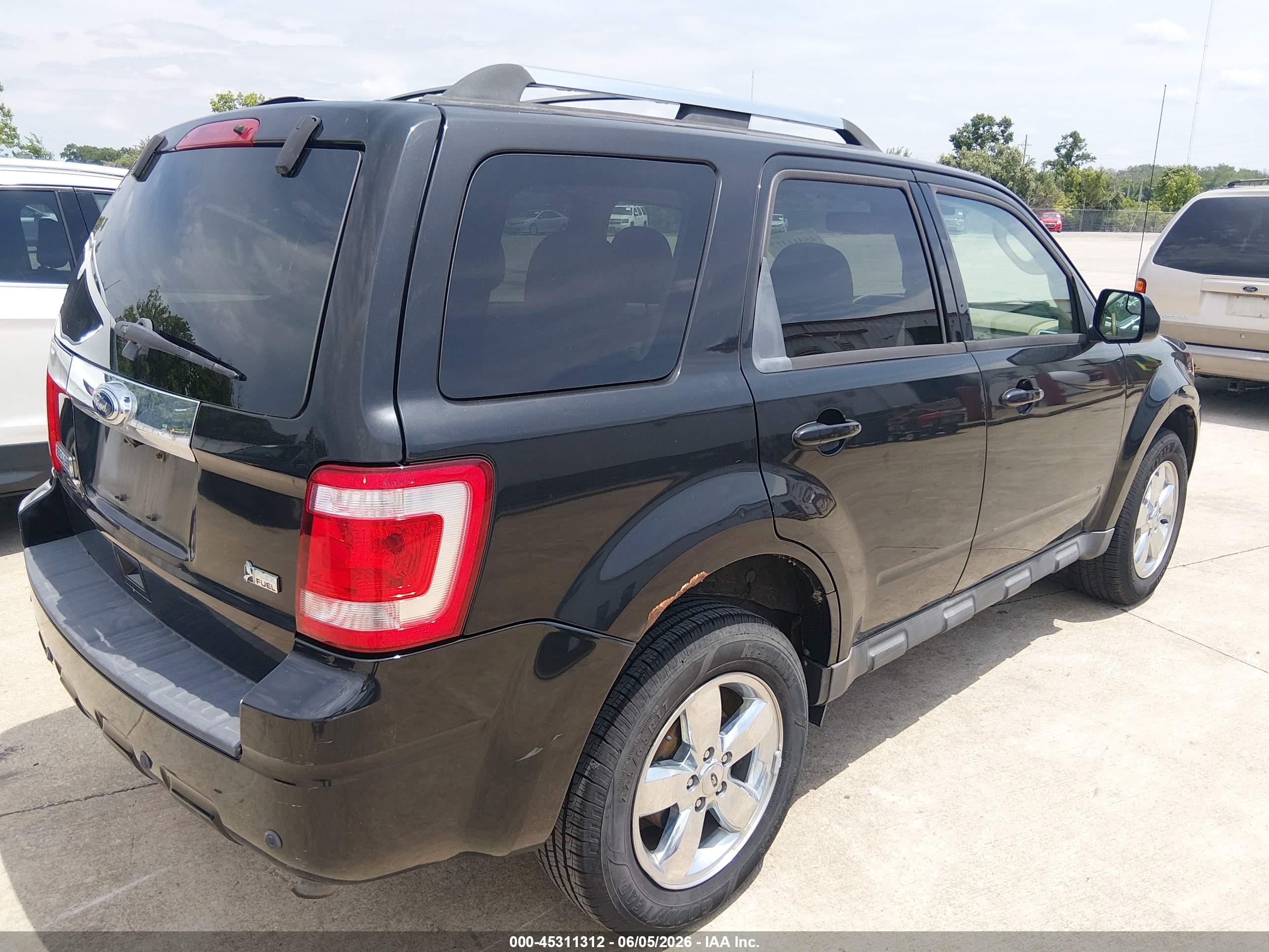 2011 Ford Escape Limited Black vin: 1FMCU0EG9BKA21763