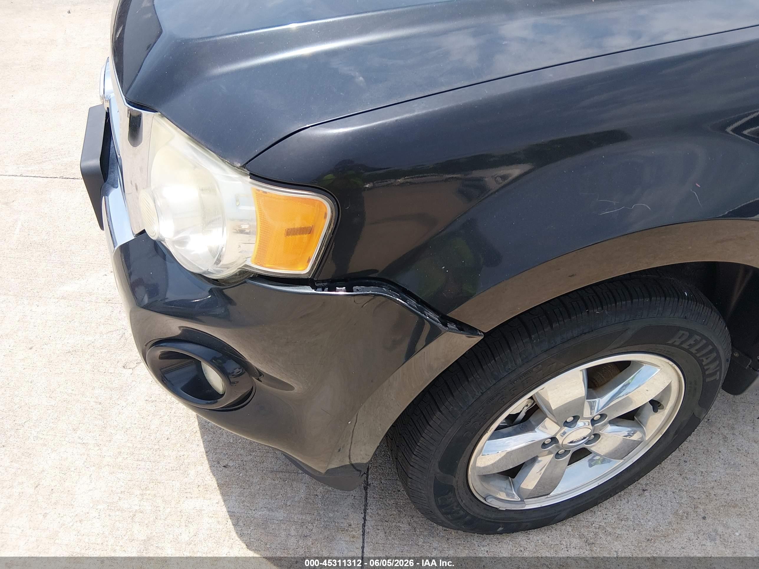2011 Ford Escape Limited Black vin: 1FMCU0EG9BKA21763