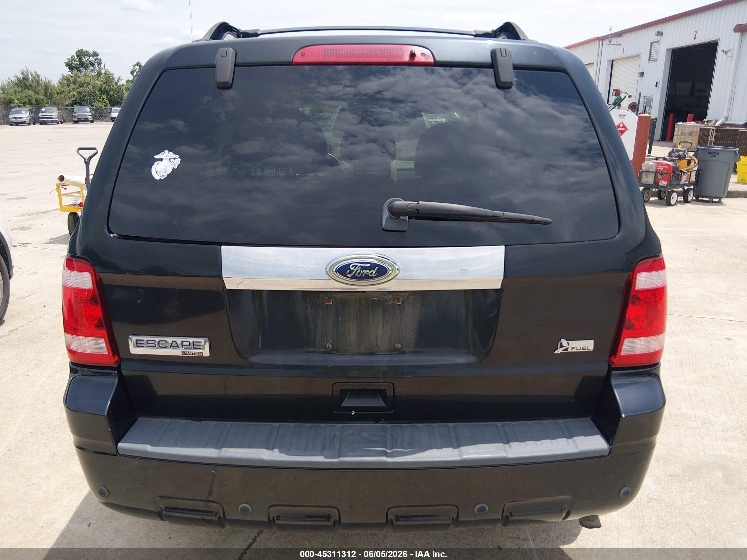 2011 Ford Escape Limited Black vin: 1FMCU0EG9BKA21763