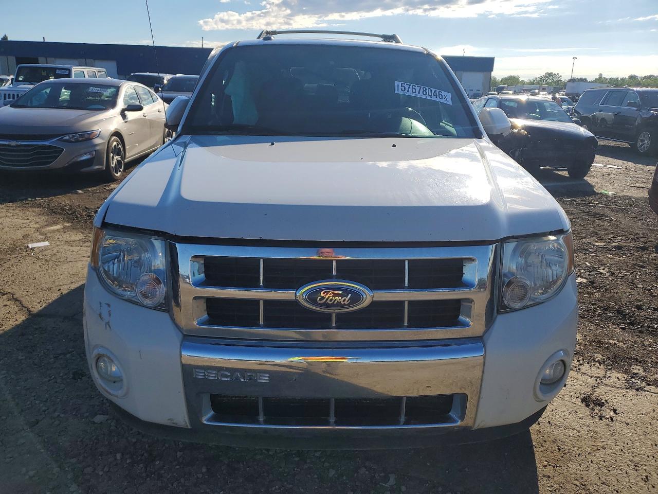 2011 Ford Escape Limited White vin: 1FMCU0EG9BKB71971