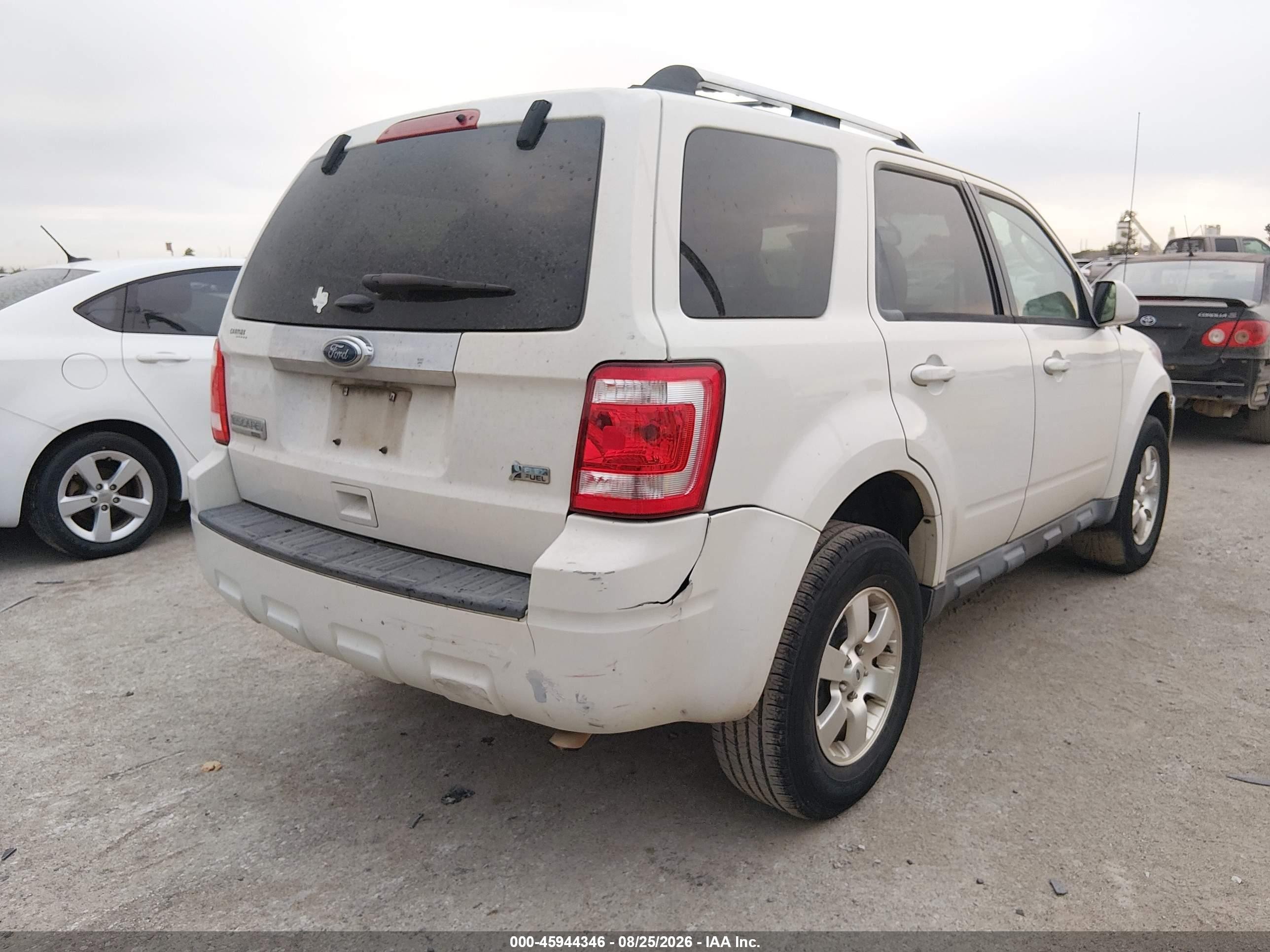 2011 Ford Escape Limited White vin: 1FMCU0EG9BKC19453