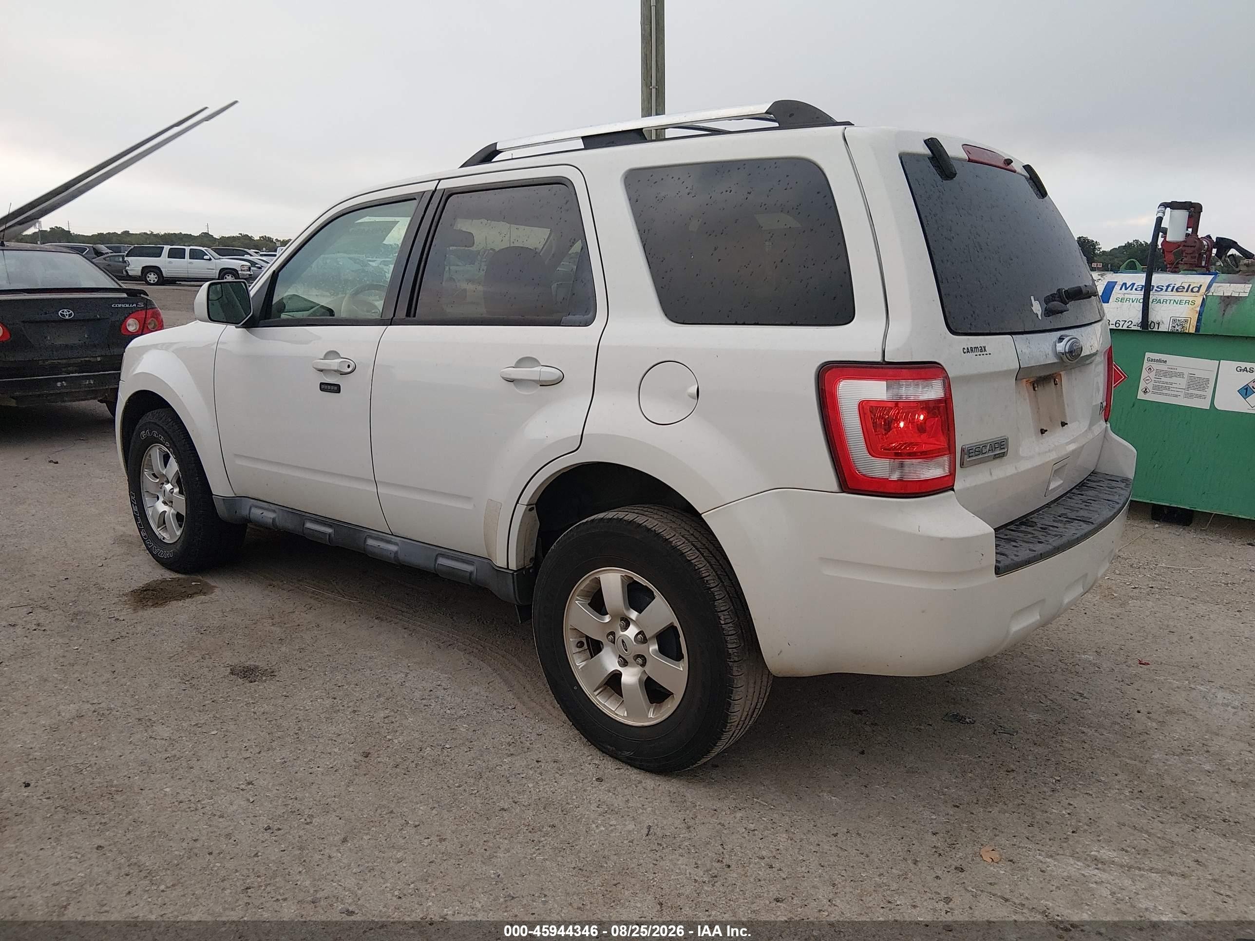 2011 Ford Escape Limited White vin: 1FMCU0EG9BKC19453