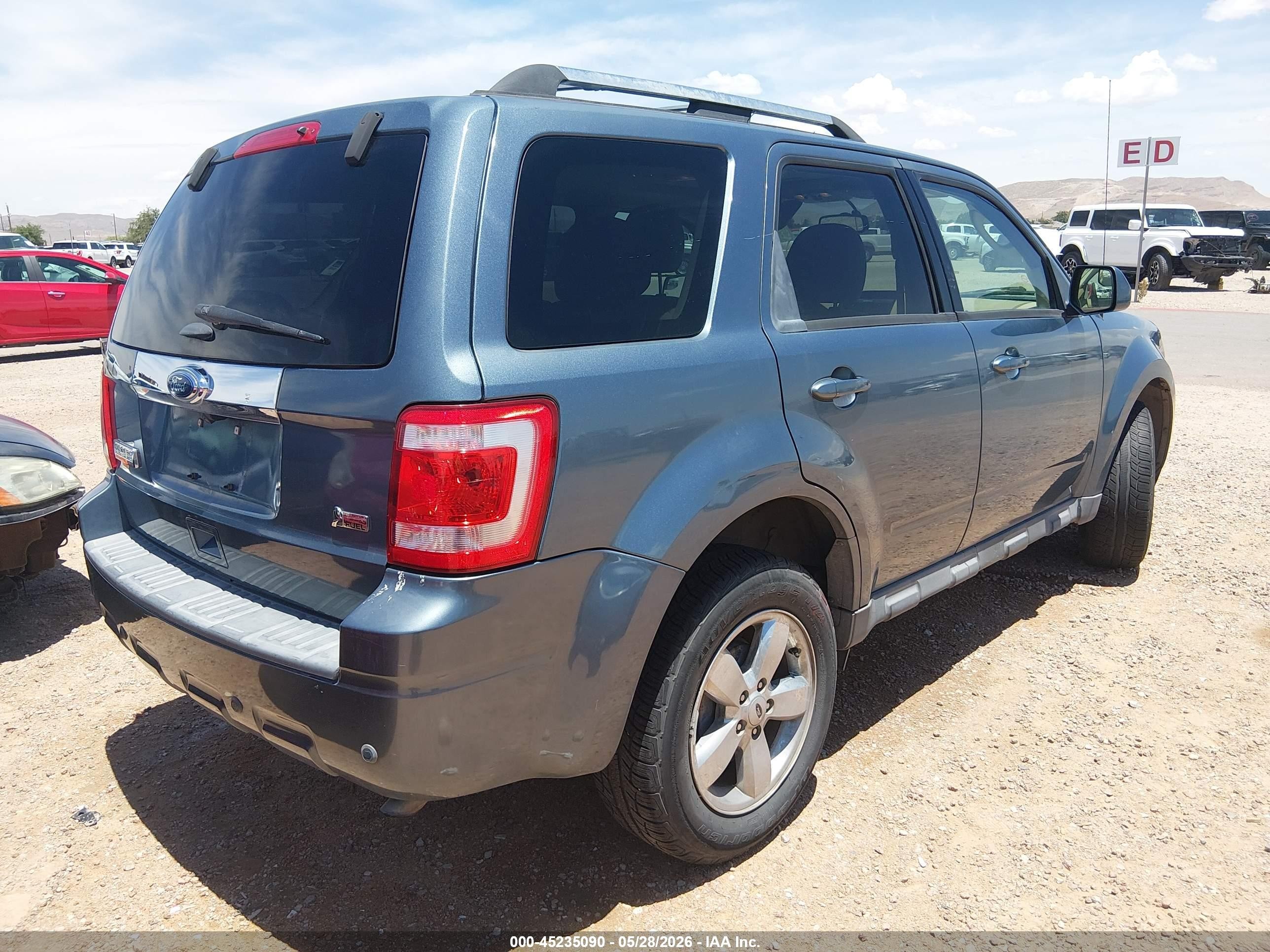 2011 Ford Escape Limited Gray vin: 1FMCU0EG9BKC67843