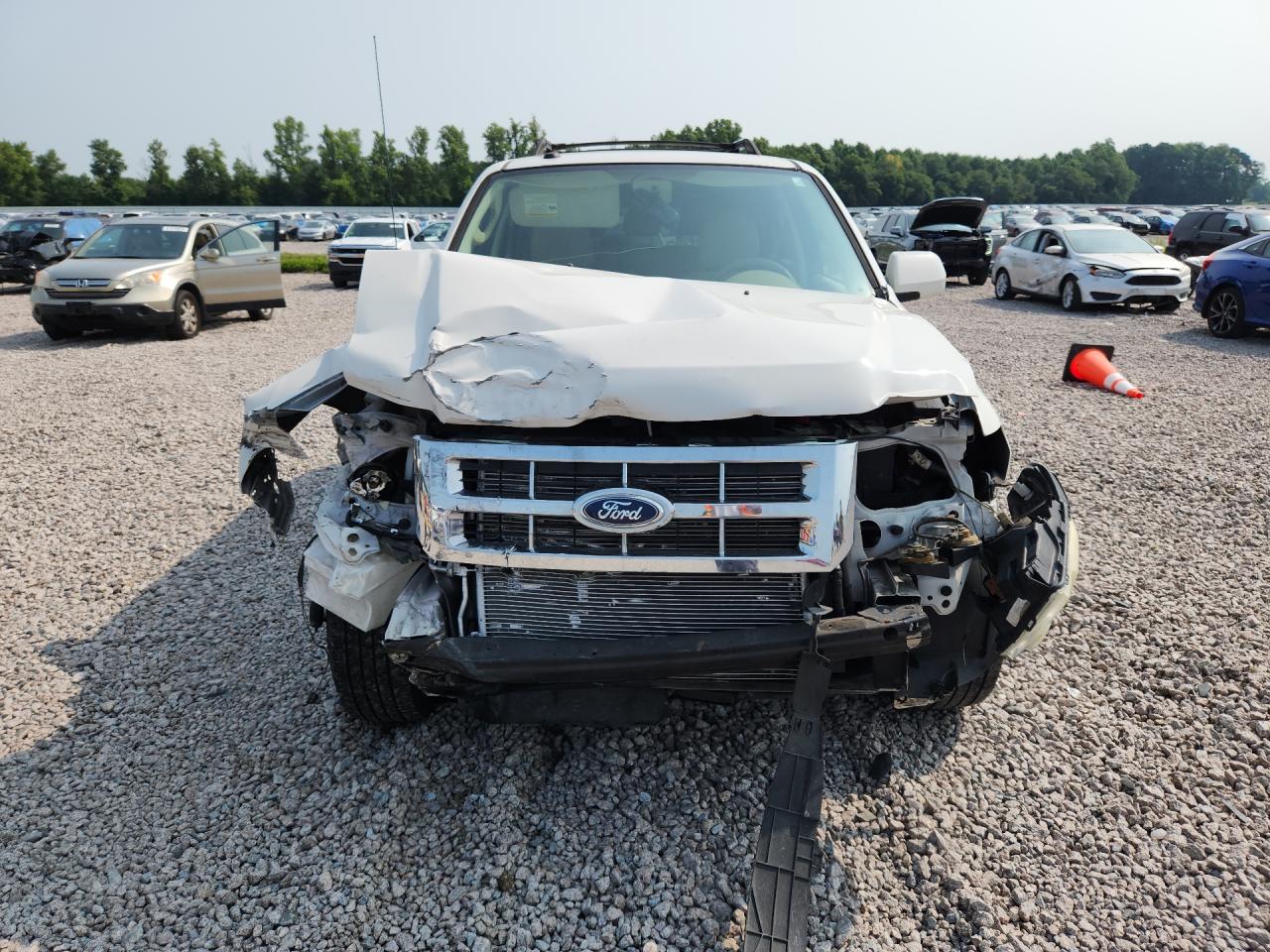 2012 Ford Escape Limited Белый vin: 1FMCU0EG9CKA13079