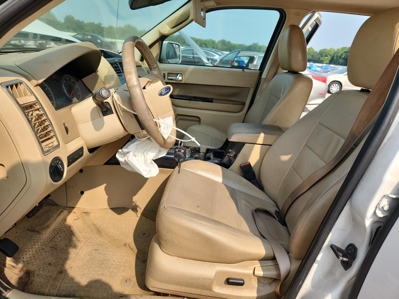 2012 Ford Escape Limited Белый vin: 1FMCU0EG9CKA13079